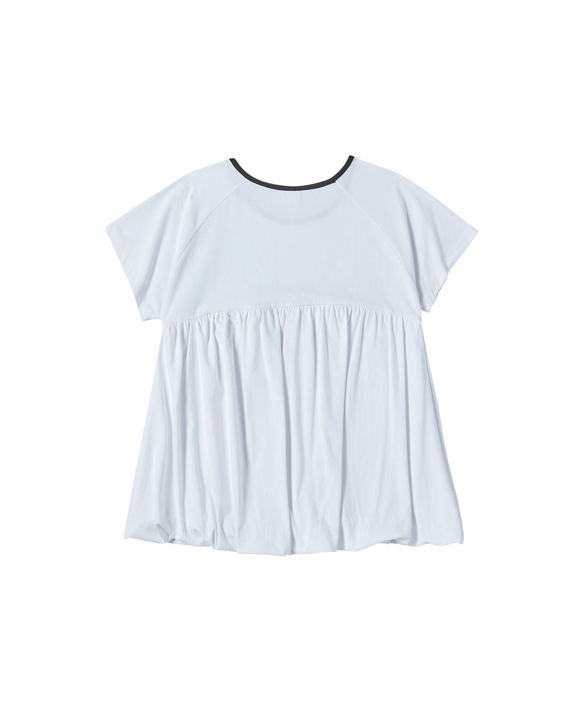 꼬모니노즈(COMONINOZ) W RAGLAN PUFF T-SHIRT [IVORY]