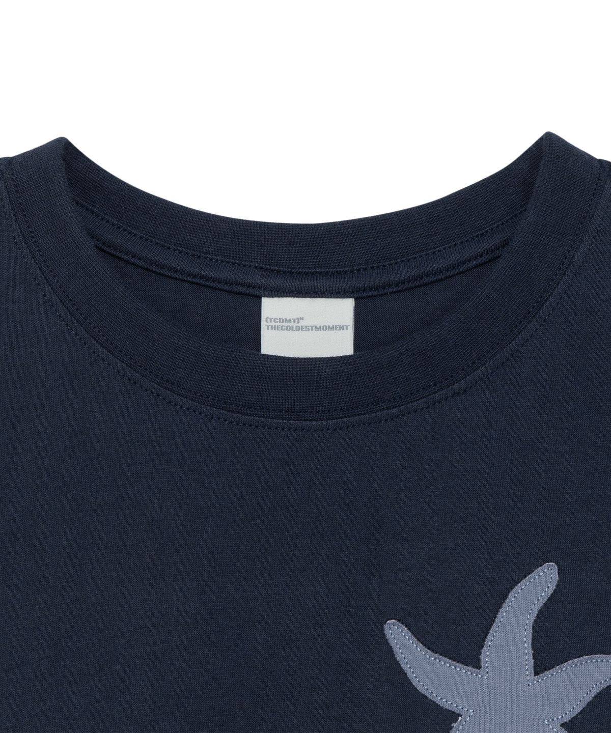 더콜디스트모먼트(THE COLDEST MOMENT) (w) TCM vintage starfish crop T (navy)
