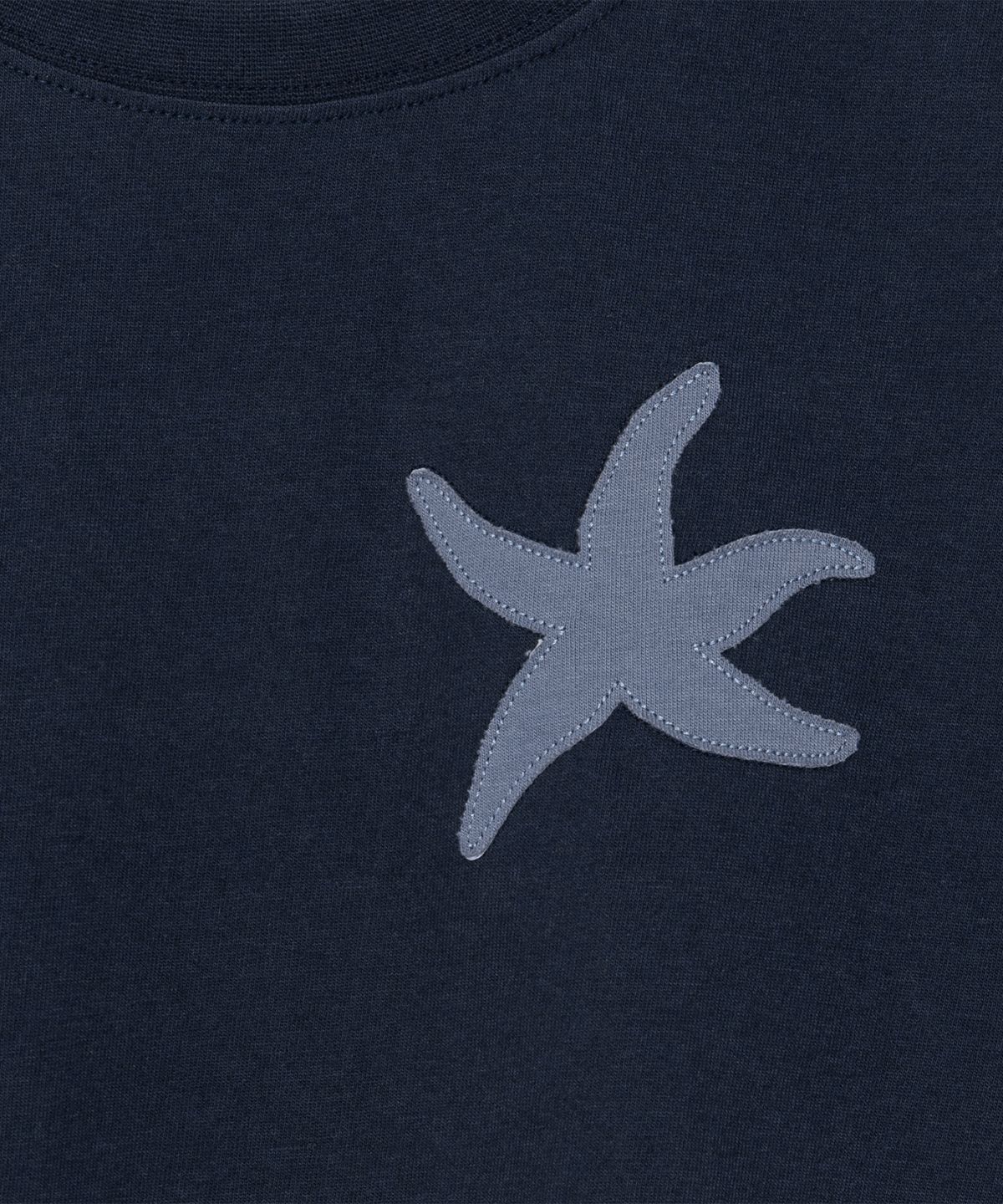 더콜디스트모먼트(THE COLDEST MOMENT) (w) TCM vintage starfish crop T (navy)
