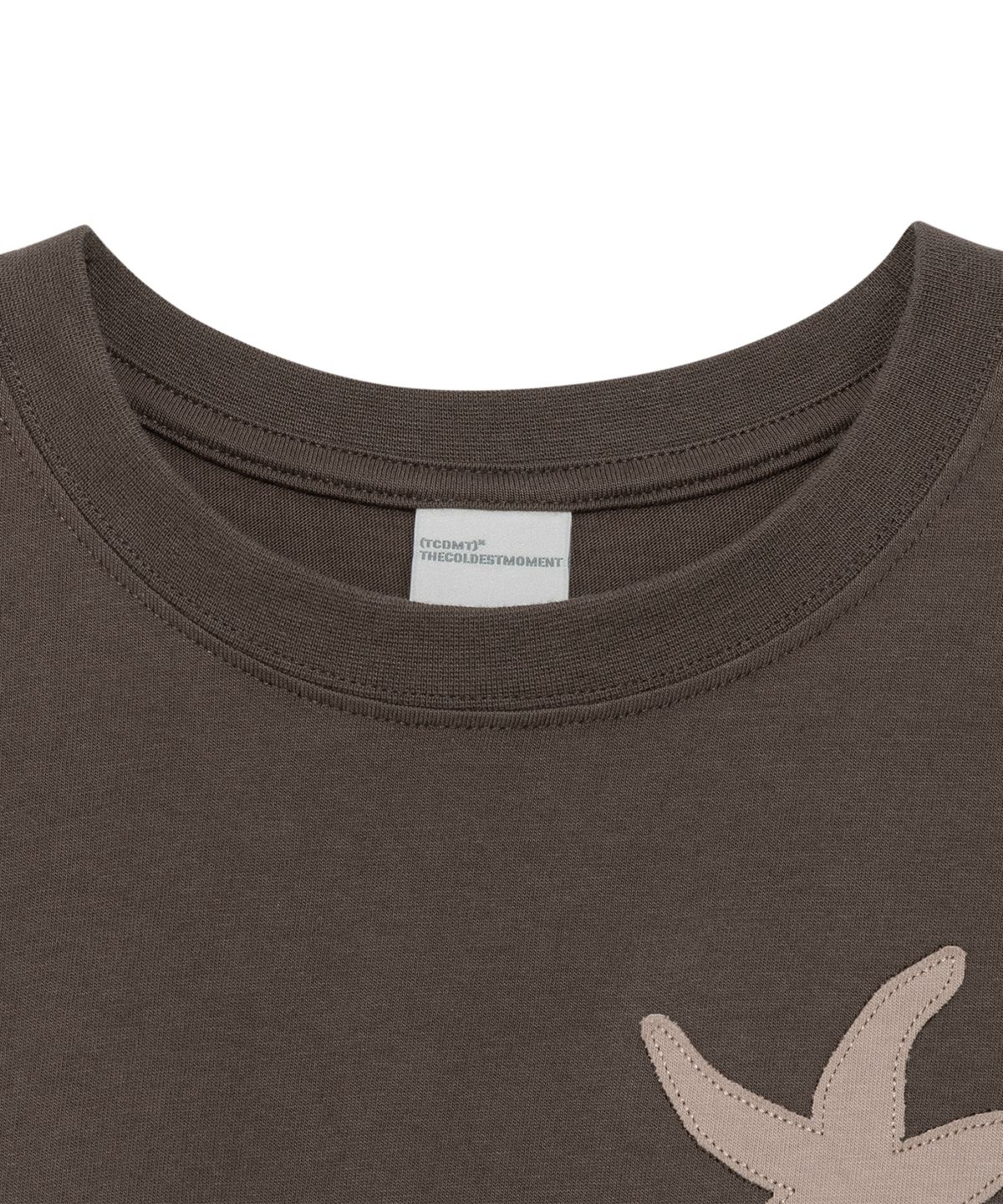 더콜디스트모먼트(THE COLDEST MOMENT) (w) TCM vintage starfish crop T (brown)