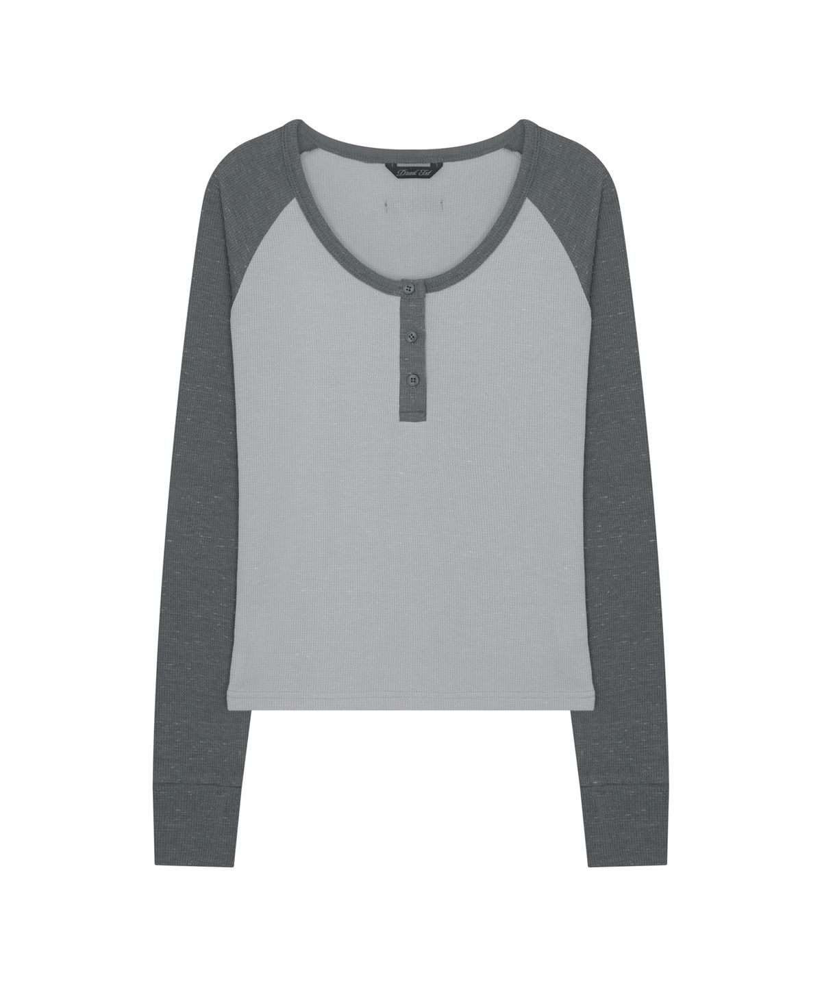 드렁크텍스트(DRUNKTXT) [Woman] Reglan Henly Neck Long Sleeve Gray