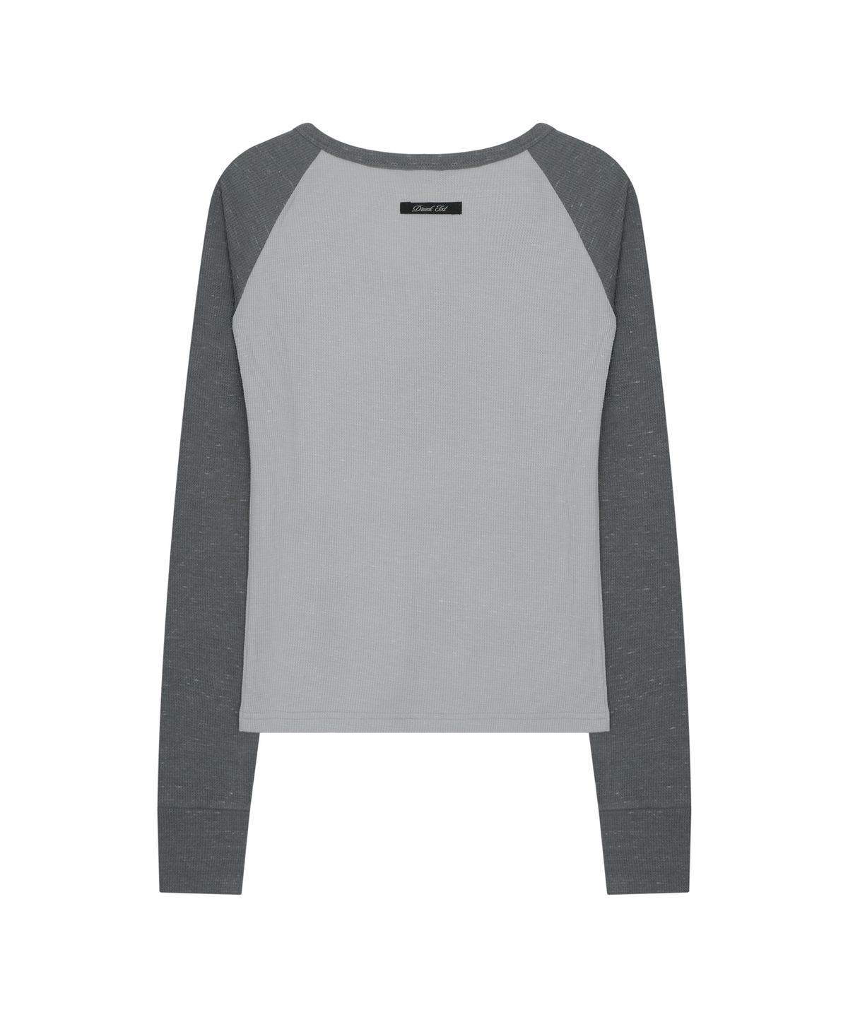 드렁크텍스트(DRUNKTXT) [Woman] Reglan Henly Neck Long Sleeve Gray