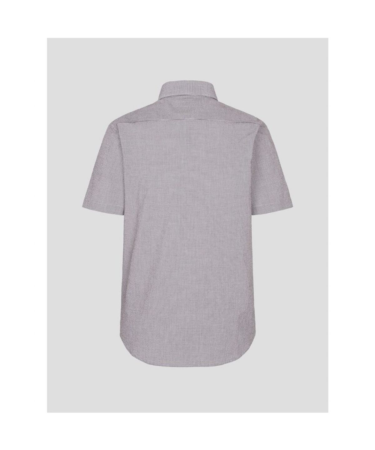 빈폴 멘(BEANPOLE MEN) 시어서커 마이크로 깅엄 반소매 셔츠  브라운