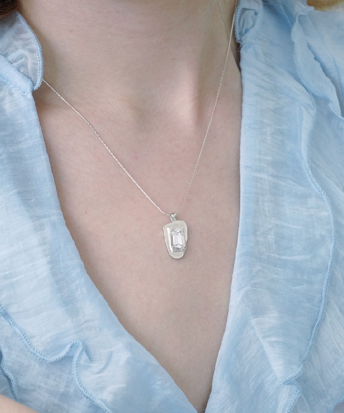 오버그레이(OVERGREY) Truth Mirror Necklace