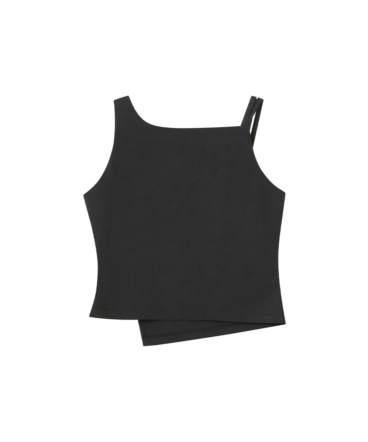 미세키서울(MISEKI SEOUL) Layered button sleeveless top BLACK