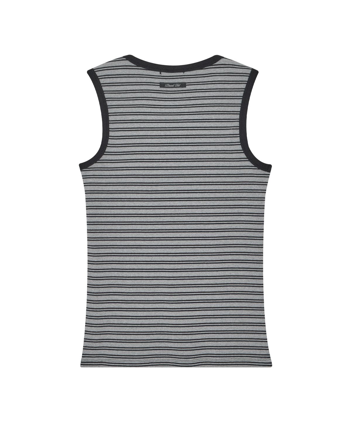 드렁크텍스트(DRUNKTXT) Stripe Tank Top Gray