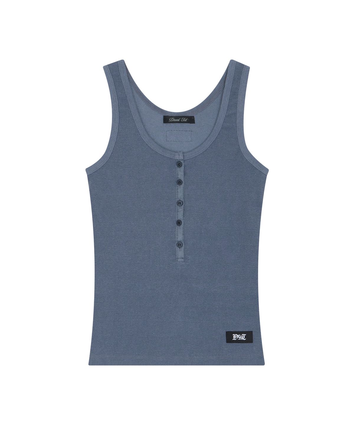 드렁크텍스트(DRUNKTXT) [Woman] Henly Tank Top Blue