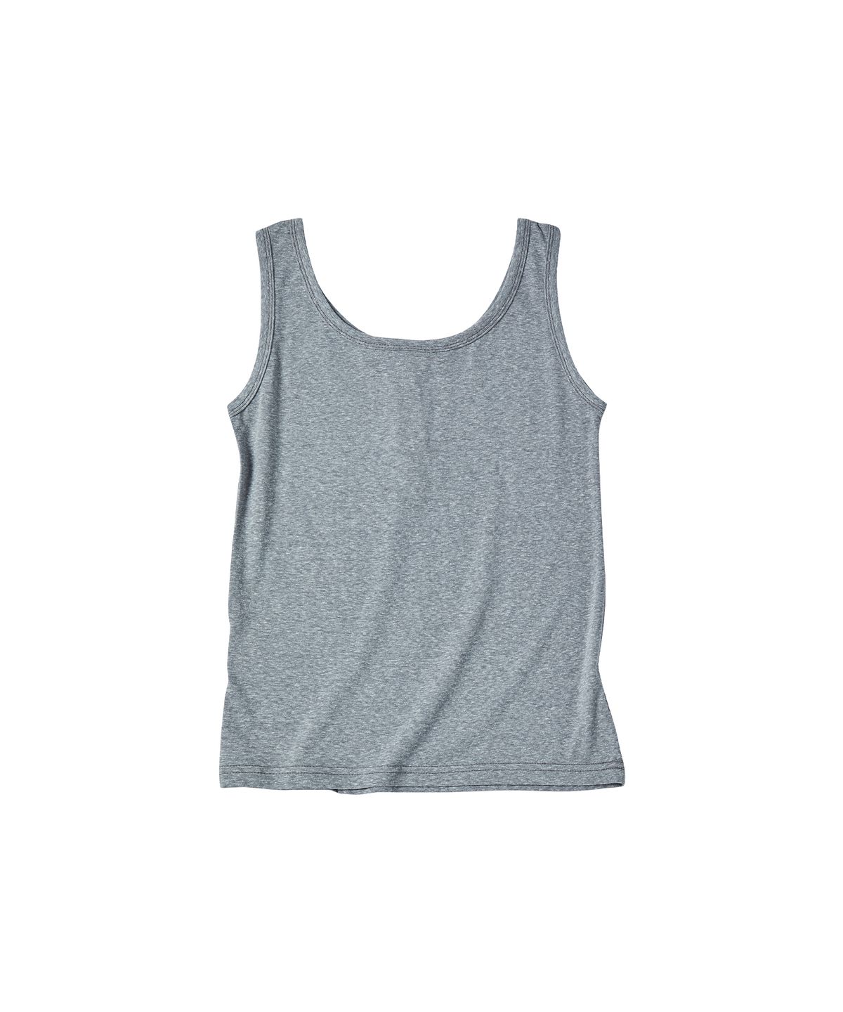 꼬모니노즈(COMONINOZ) W FLOWER BUTTON SLEEVELESS [GRAY]