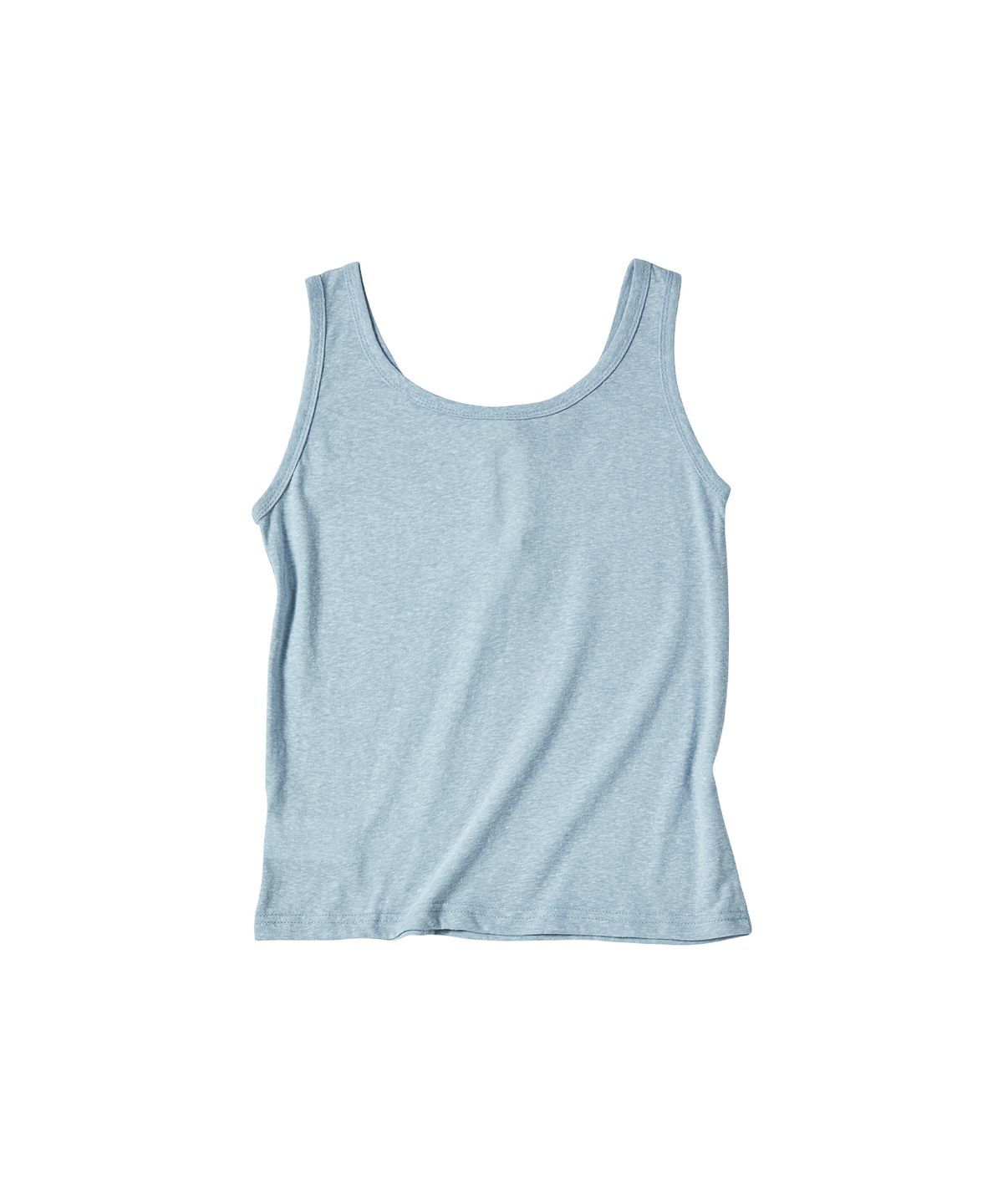 꼬모니노즈(COMONINOZ) W FLOWER BUTTON SLEEVELESS [SKY BLUE]