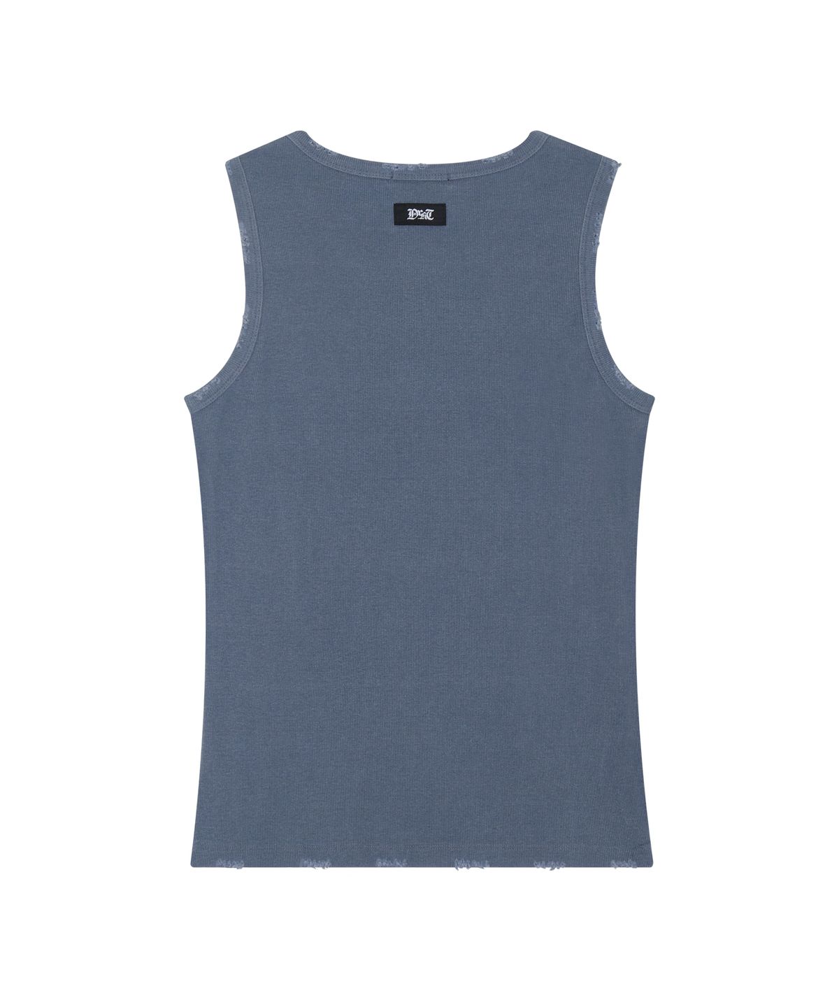 드렁크텍스트(DRUNKTXT) Damage Tank Top Blue