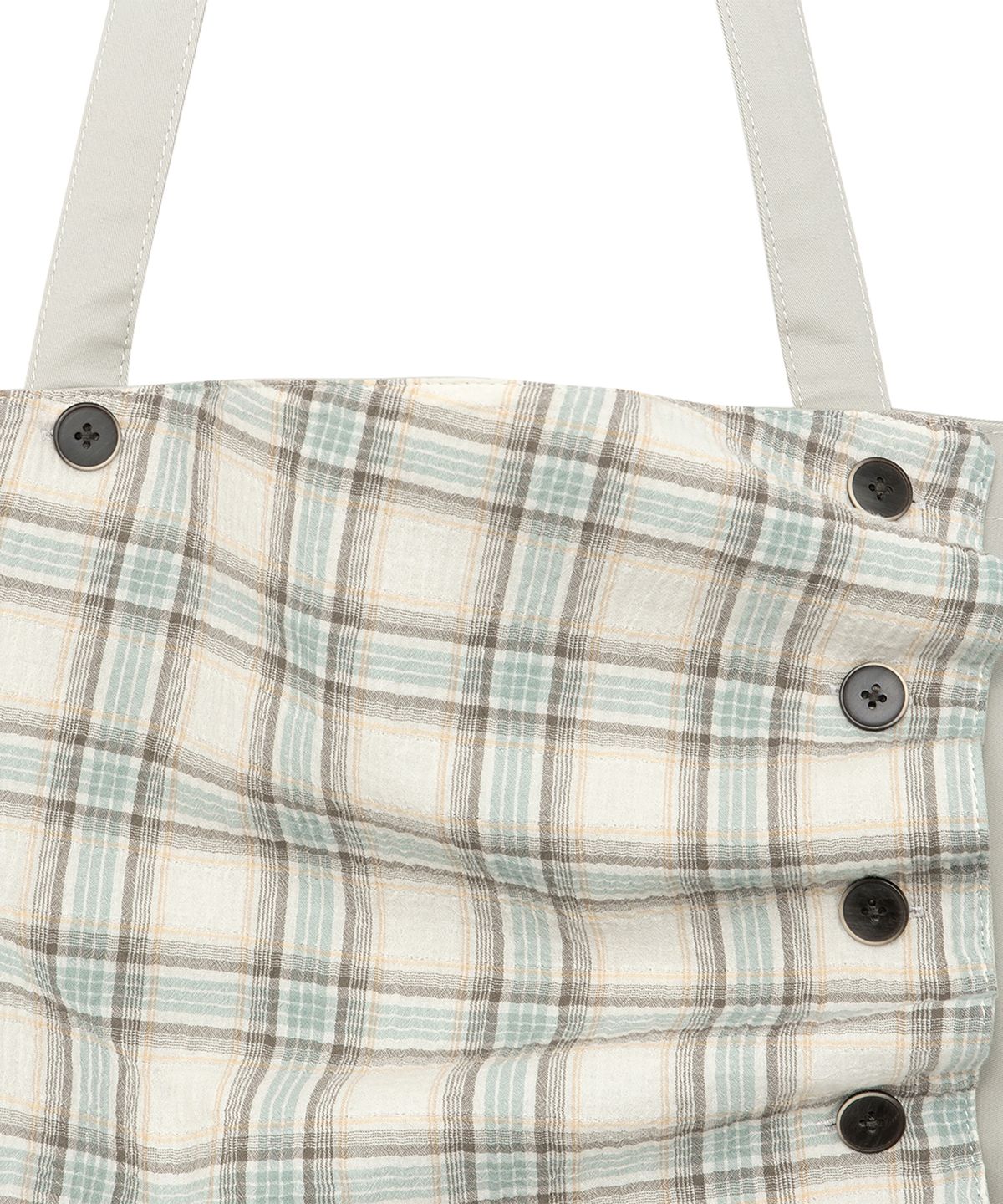 더콜디스트모먼트(THE COLDEST MOMENT) TCM 2way check pintuck bag (mint)