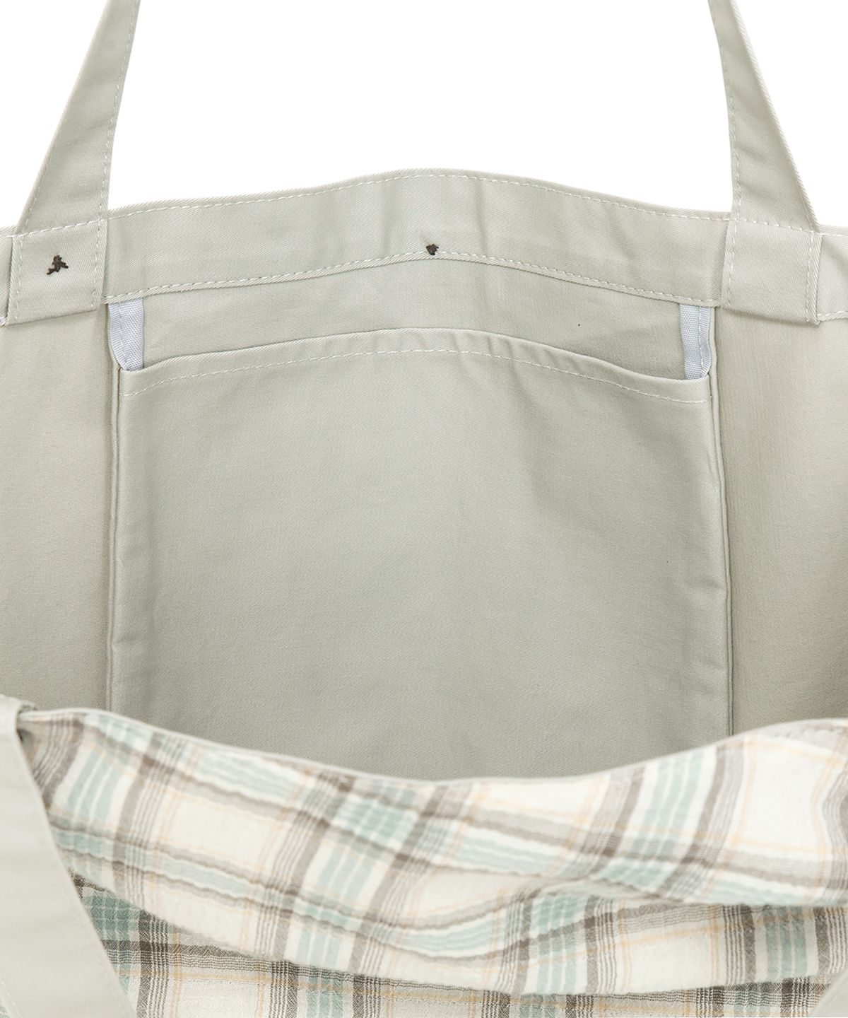 더콜디스트모먼트(THE COLDEST MOMENT) TCM 2way check pintuck bag (mint)