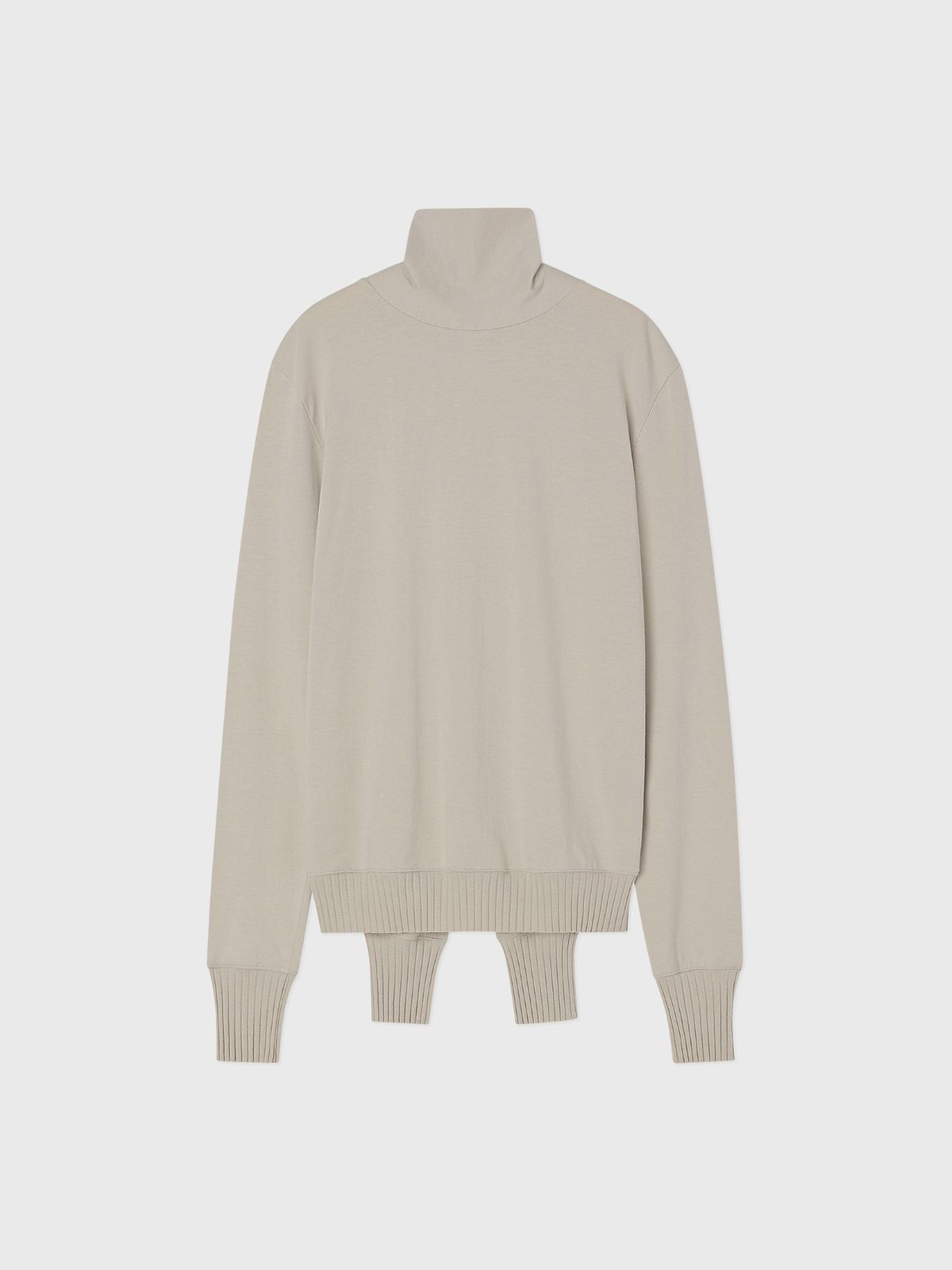 잡화룸(JABHUAROOM) SLEEVE NECK TOP, (SOFT SAGE)
