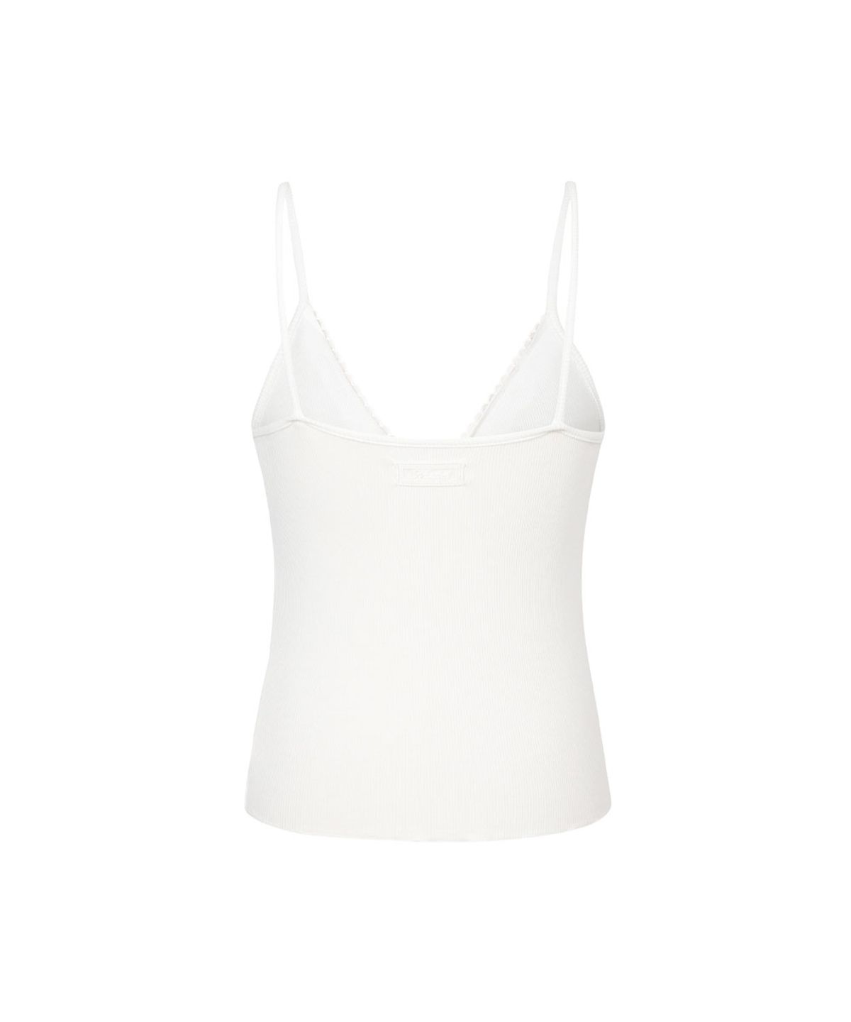 모아벨(MOABEL) LACE SILK SLEEVELESS TOP - IVORY