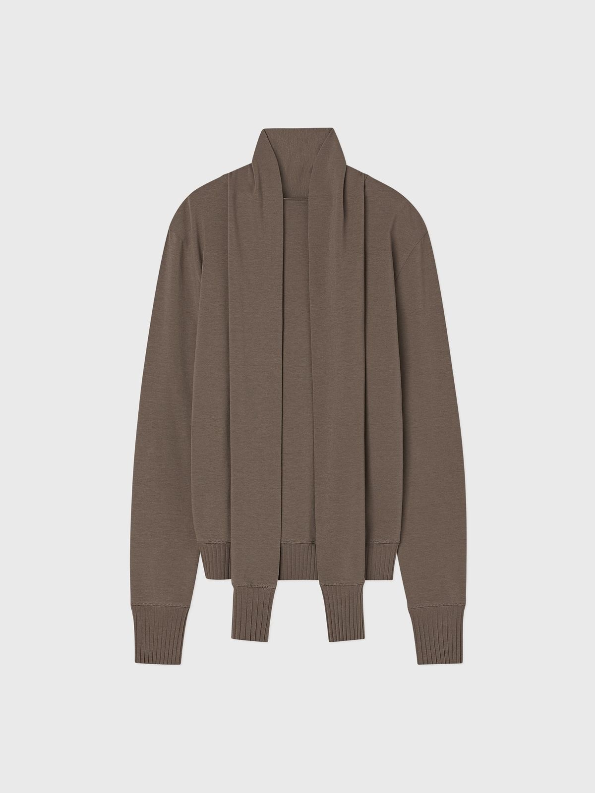 잡화룸(JABHUAROOM) SLEEVE NECK TOP, (KHAKI BEIGE)