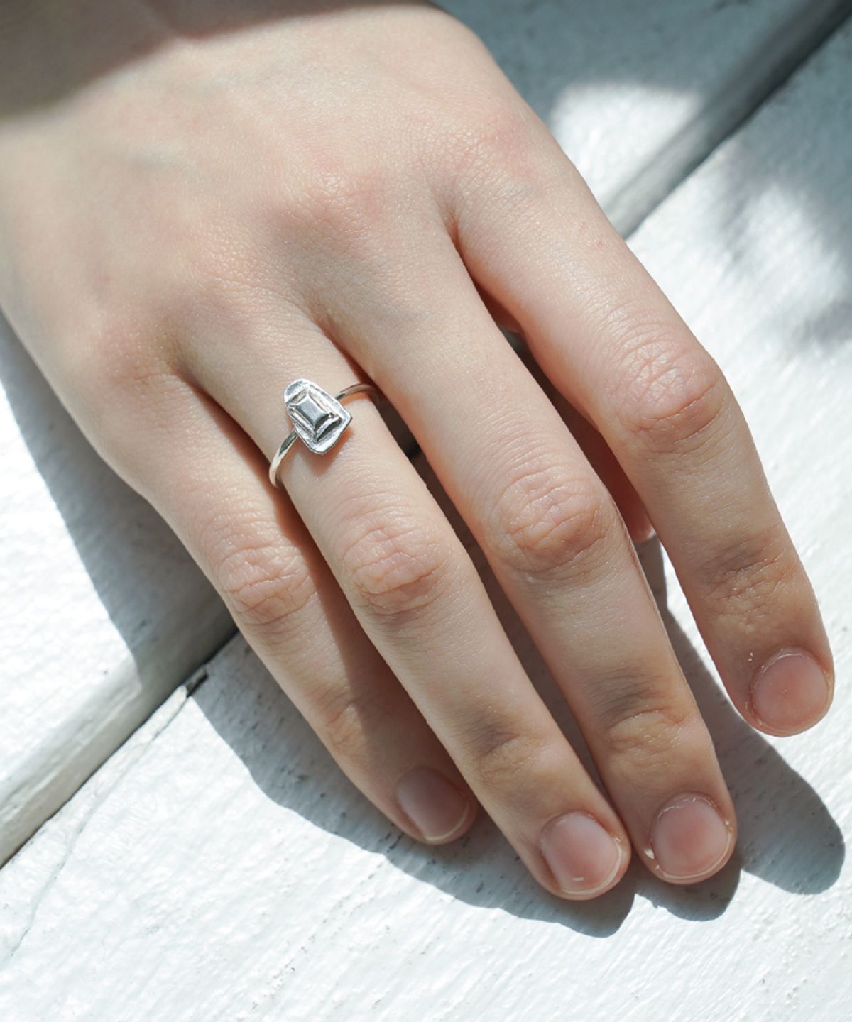 오버그레이(OVERGREY) Truth Mirror Ring - S
