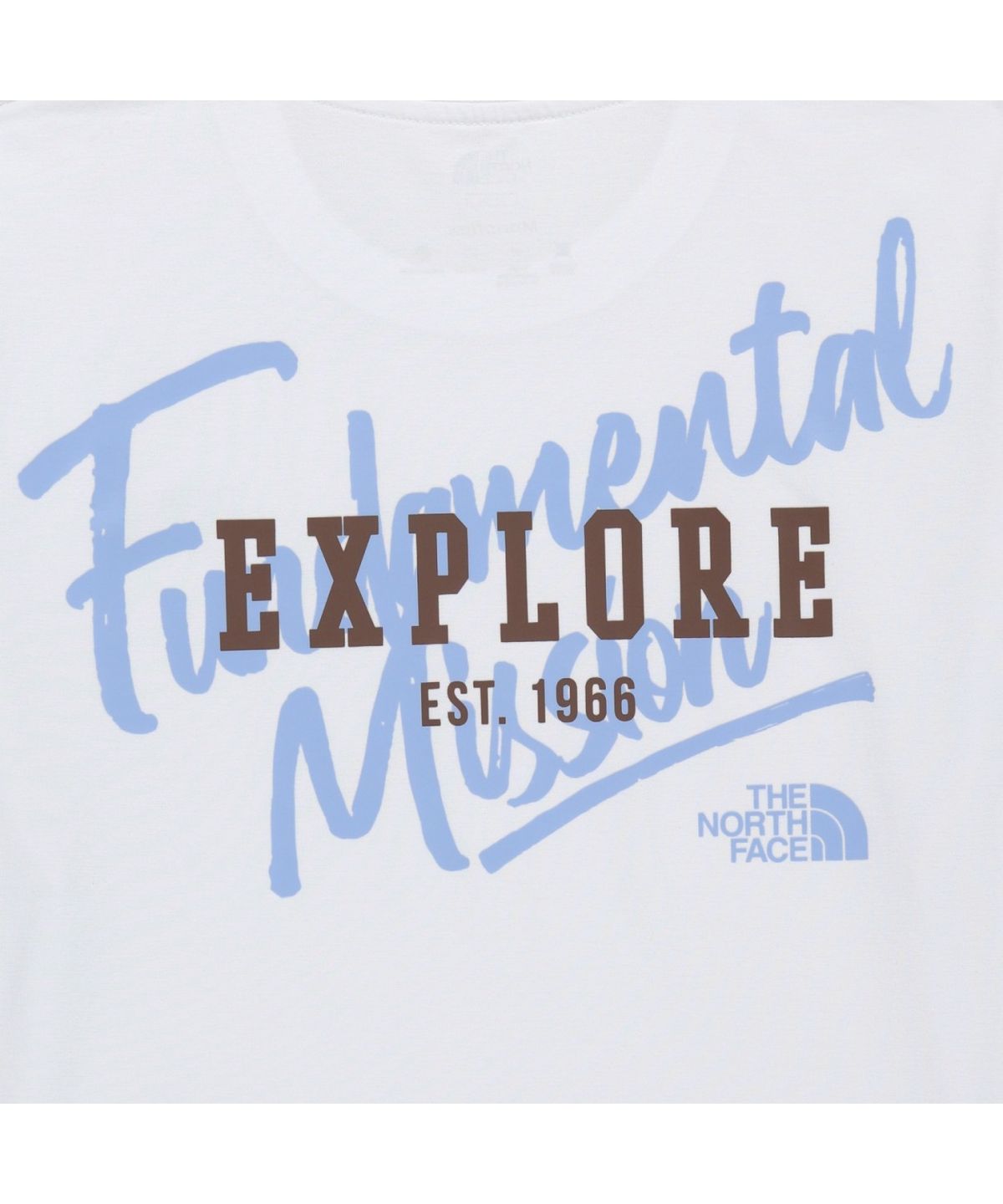노스페이스(THE NORTH FACE) NT7US23K 그래피티 EX 반팔 티 WHITE