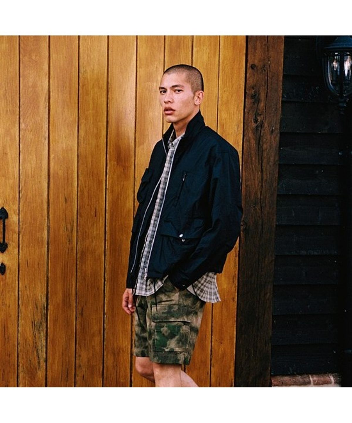 헨리코튼(HENRY COTTONS) [Fly Fishing Club] British Utility Short  Camouflage  AZPOM26220OGX
