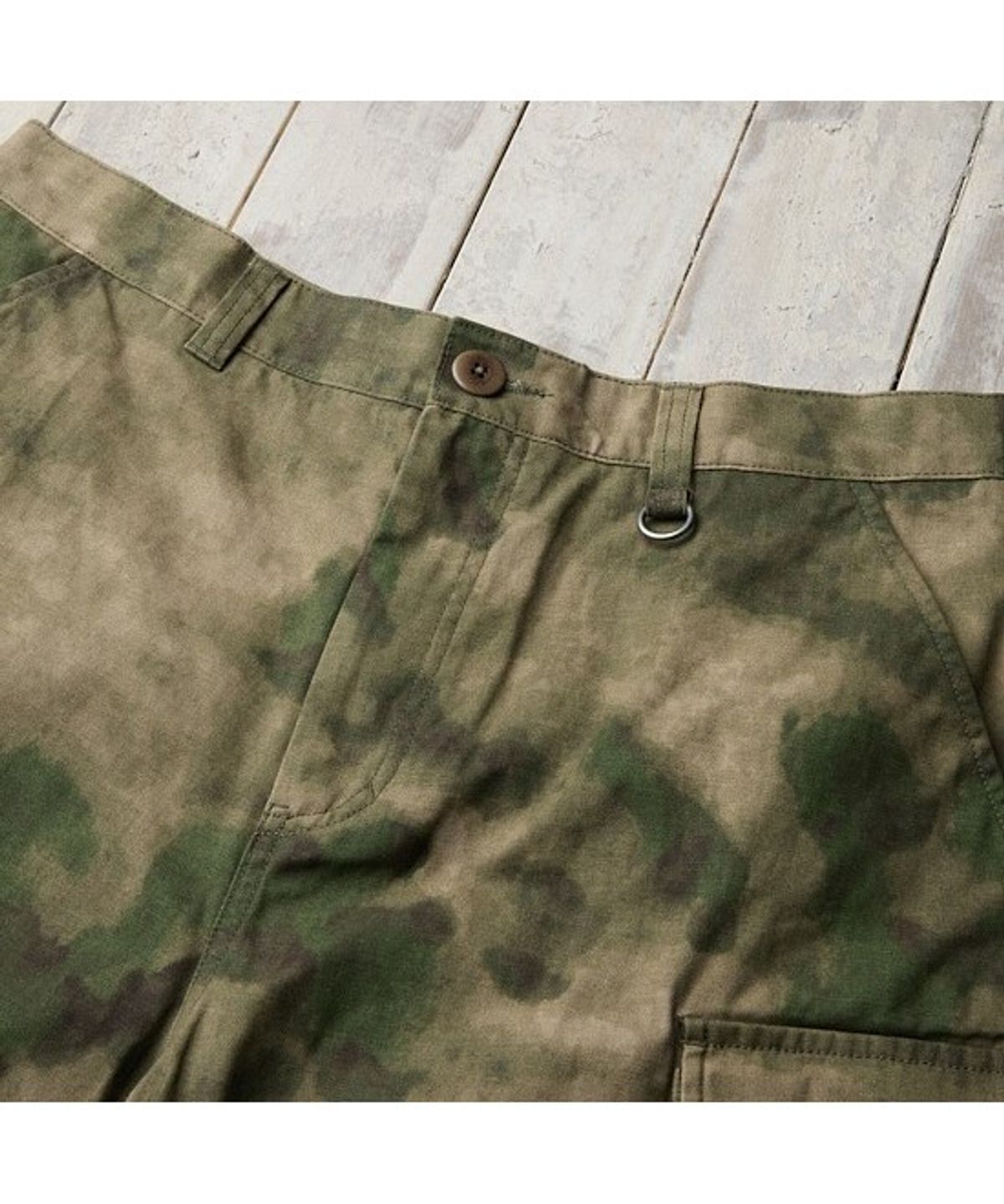 헨리코튼(HENRY COTTONS) [Fly Fishing Club] British Utility Short  Camouflage  AZPOM26220OGX