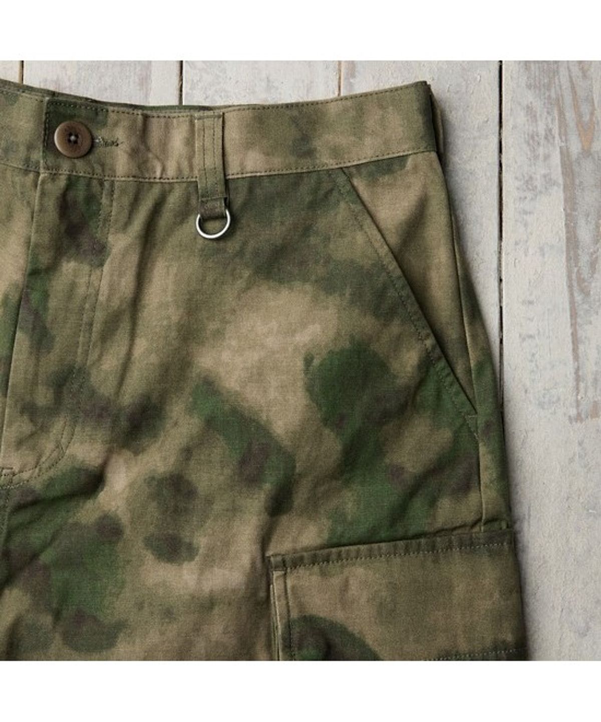 헨리코튼(HENRY COTTONS) [Fly Fishing Club] British Utility Short  Camouflage  AZPOM26220OGX