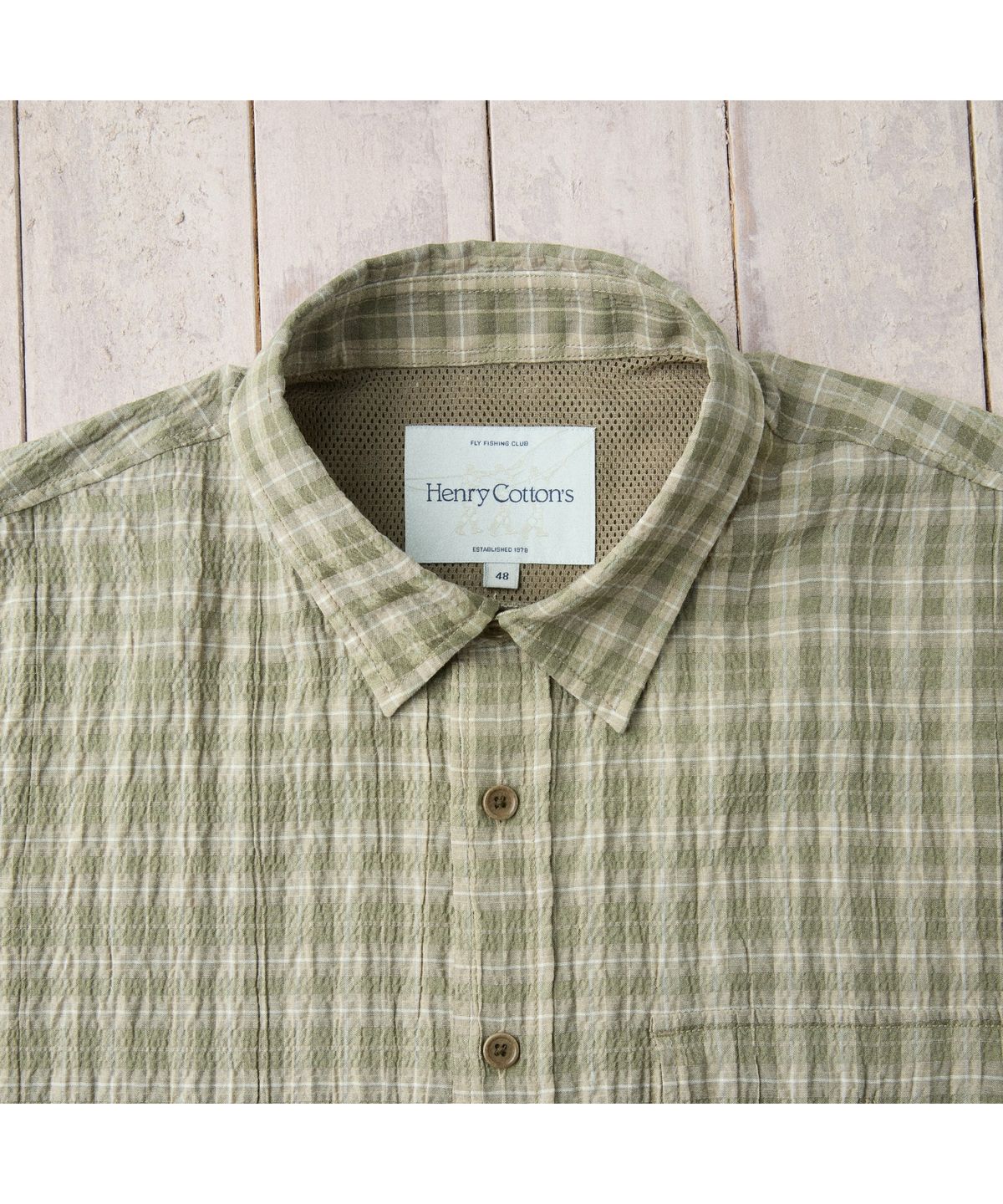 헨리코튼(HENRY COTTONS) [Fly Fishing Club] Check Utility Shirt AZSAM26220KHL