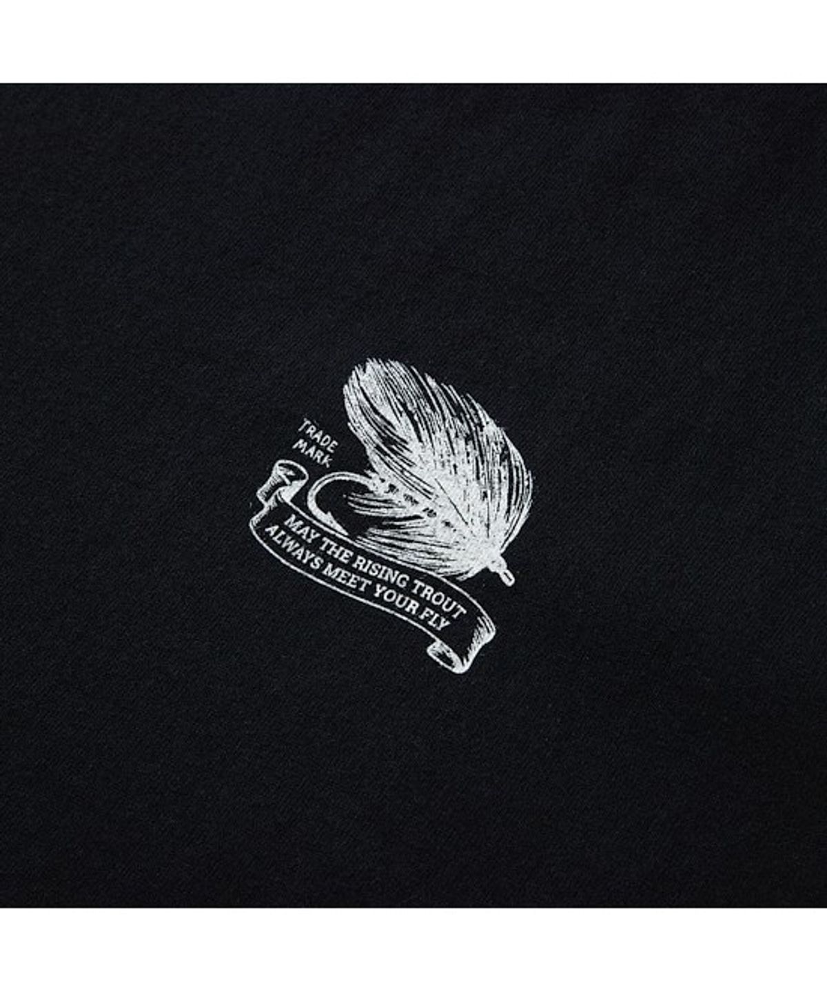 헨리코튼(HENRY COTTONS) [Fly Fishing Club] Fishing Graphic Round T-Shirt AZTAM26220BKX