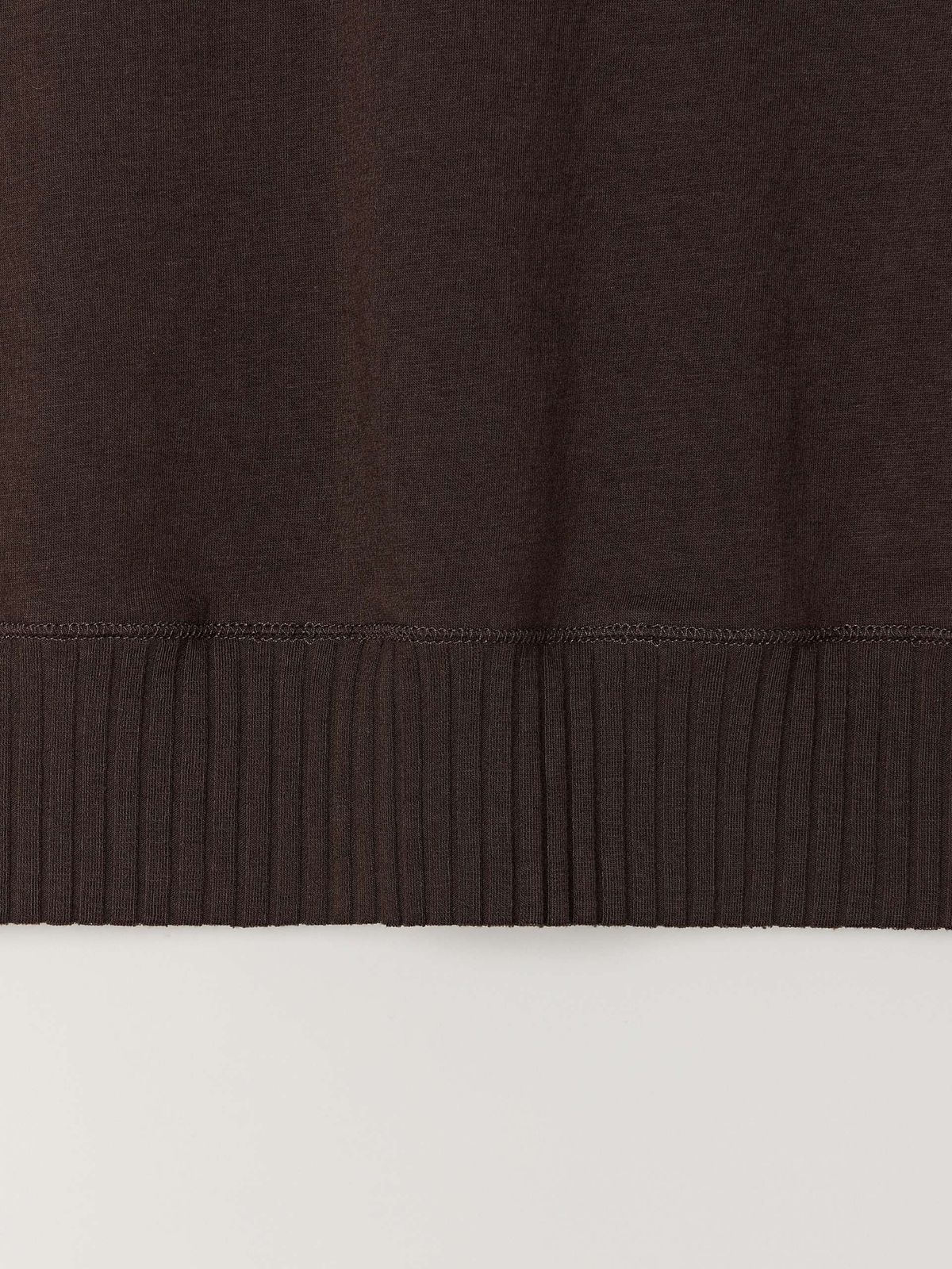 잡화룸(JABHUAROOM) SLEEVE NECK TOP, (BROWN)