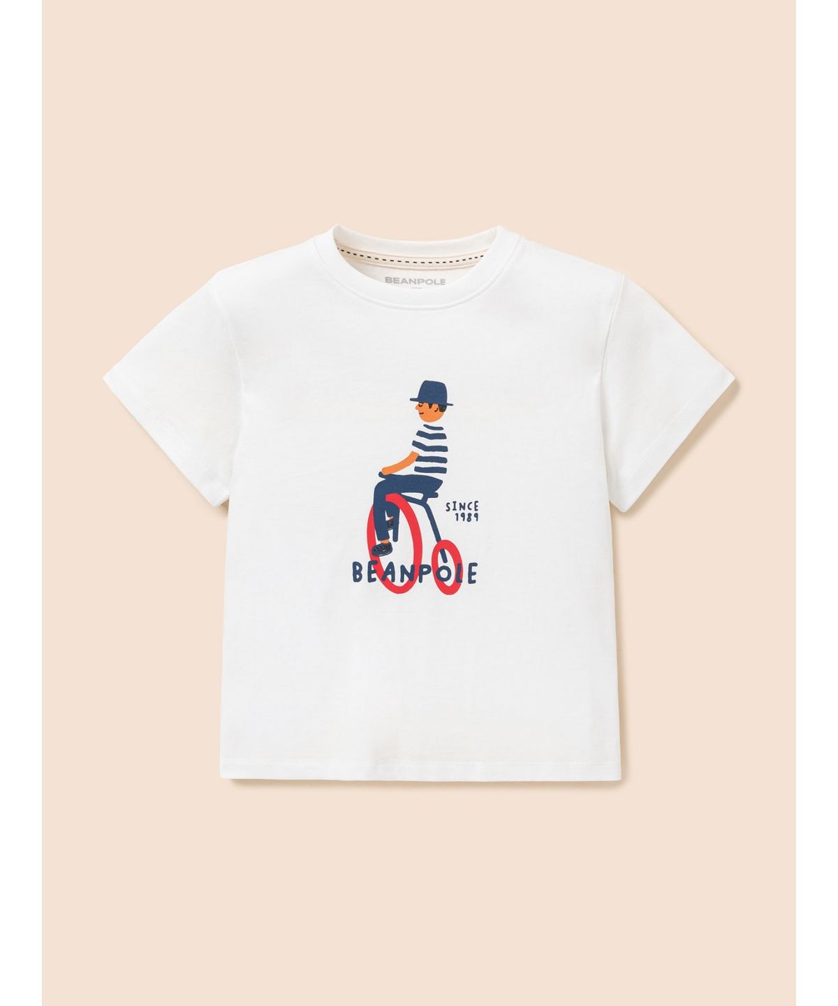빈폴 키즈(BEANPOLE KIDS) 빈폴 나야나 자전거 그래픽 티셔츠  화이트 (BI6442U081)