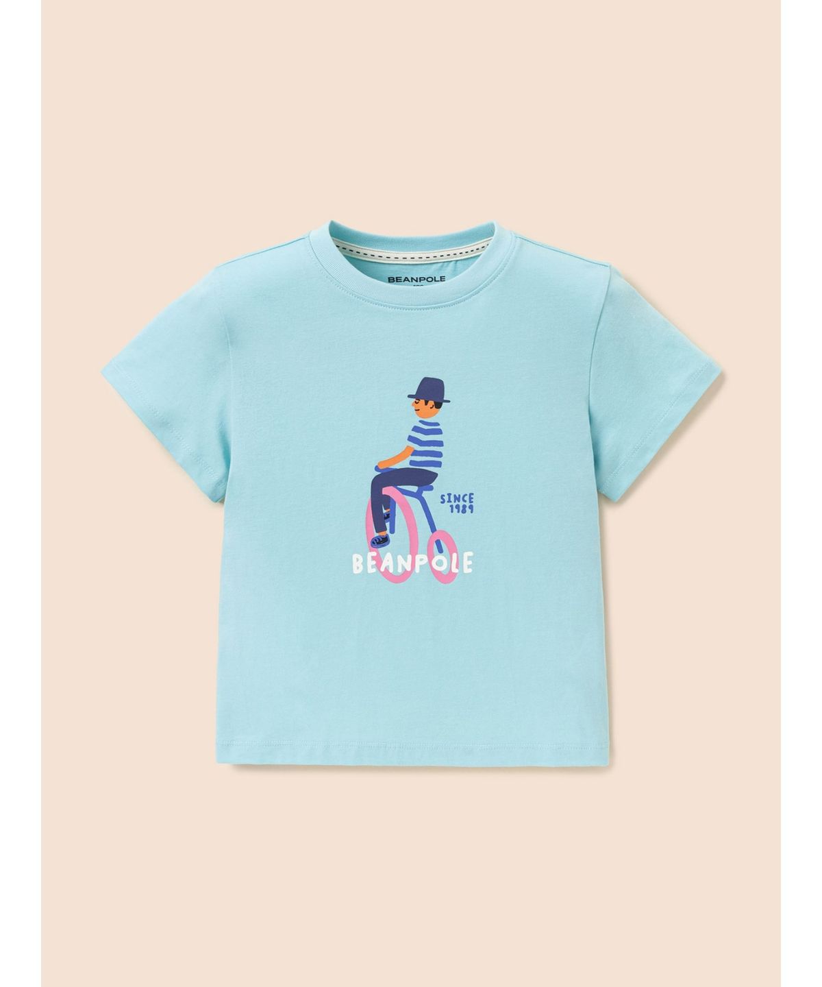 빈폴 키즈(BEANPOLE KIDS) 빈폴 나야나 자전거 그래픽 티셔츠  라이트 그린 (BI6442U08L)