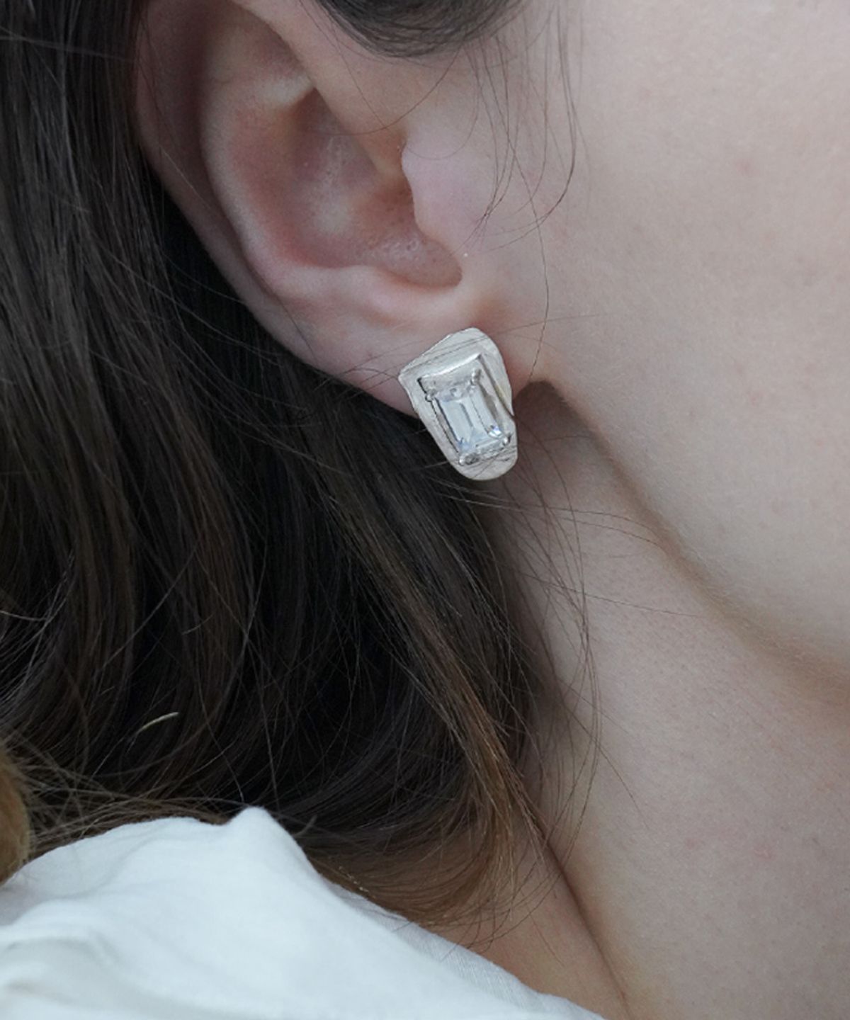 오버그레이(OVERGREY) Truth Mirror Earrrings - M