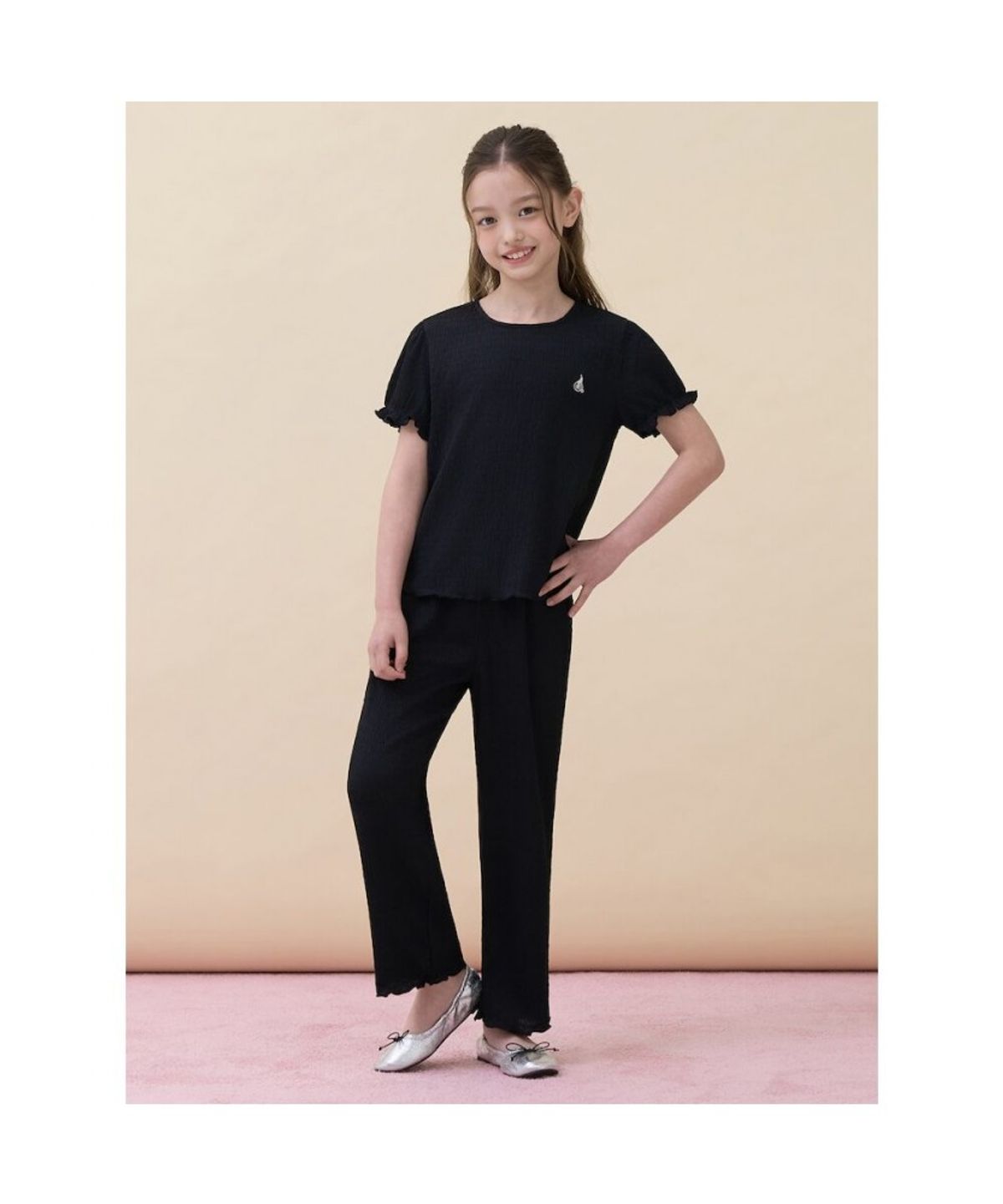 빈폴 키즈(BEANPOLE KIDS) 핫썸머 차르르 주름지 투피스  블랙 (BI6471G015)