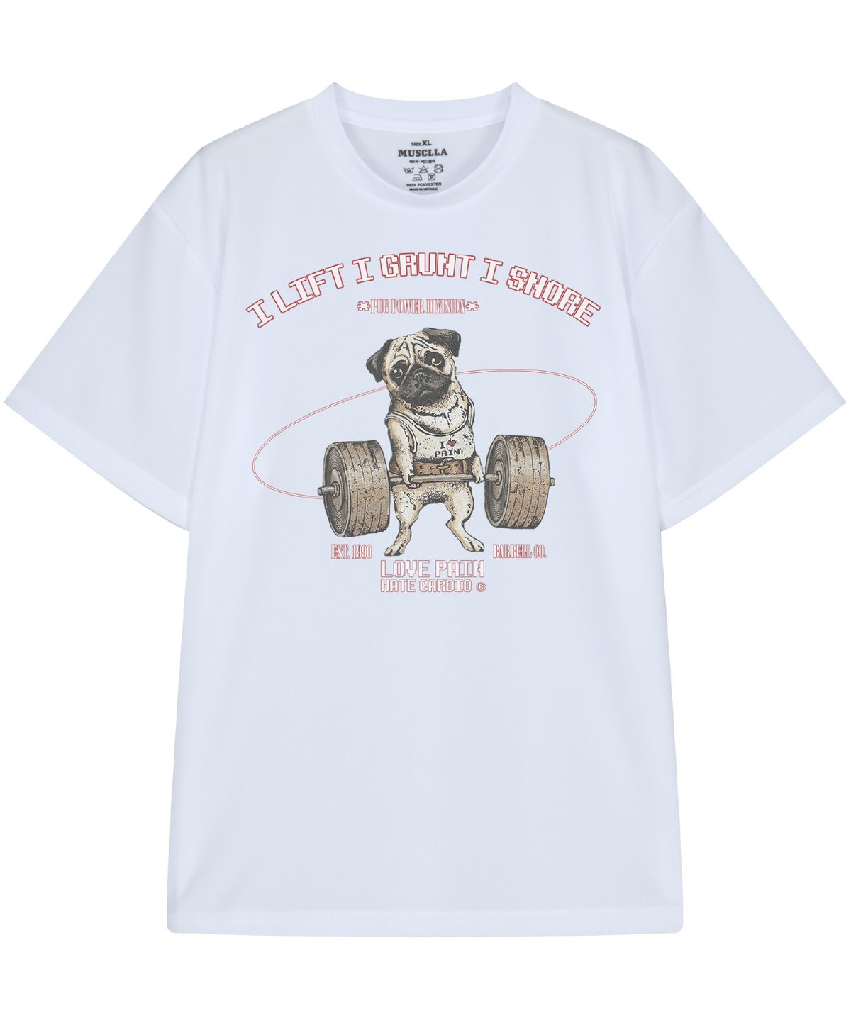 드리프트아웃(DRIFTOUT) 퍼그 파워 기능성 반팔 티셔츠 (5color)