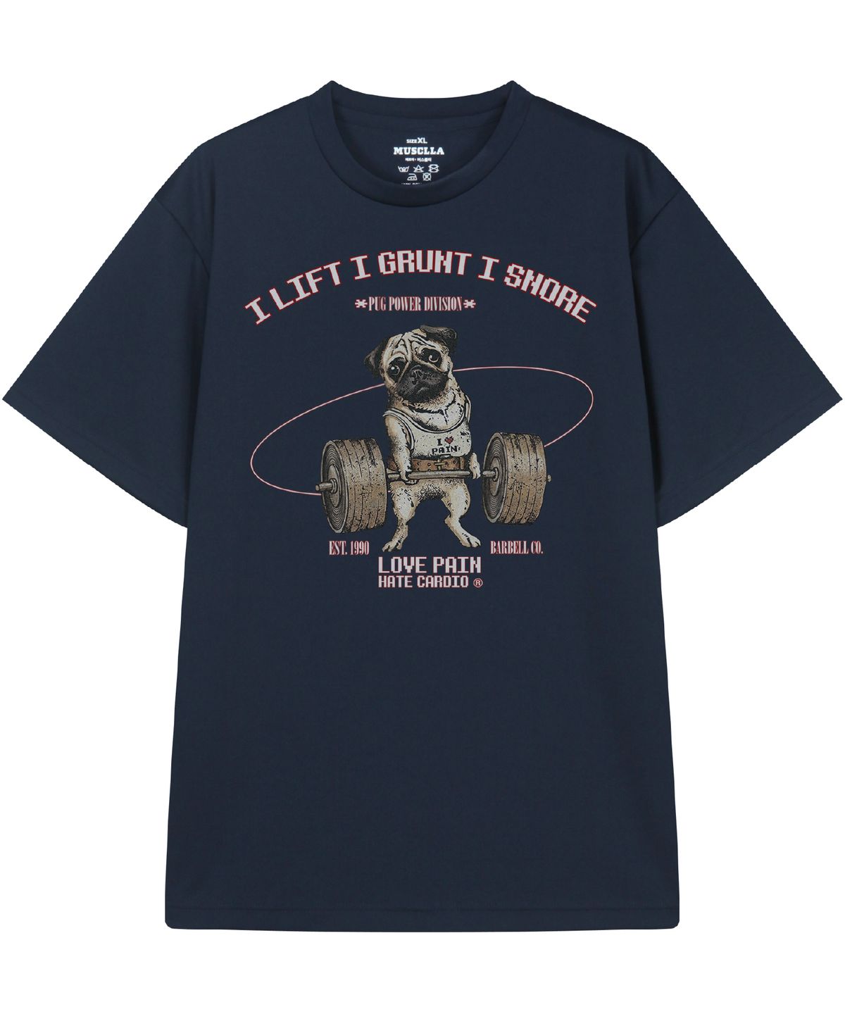 드리프트아웃(DRIFTOUT) 퍼그 파워 기능성 반팔 티셔츠 (5color)