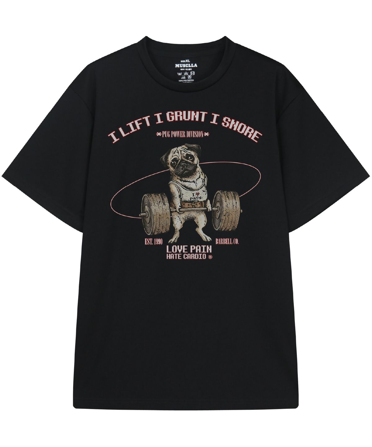 드리프트아웃(DRIFTOUT) 퍼그 파워 기능성 반팔 티셔츠 (5color)