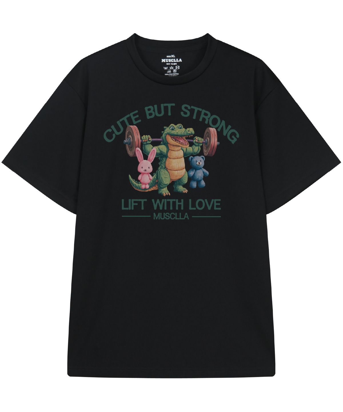 드리프트아웃(DRIFTOUT) 큐트 벗 스트롱 크로커다일 기능성 반팔 티셔츠 (5color)