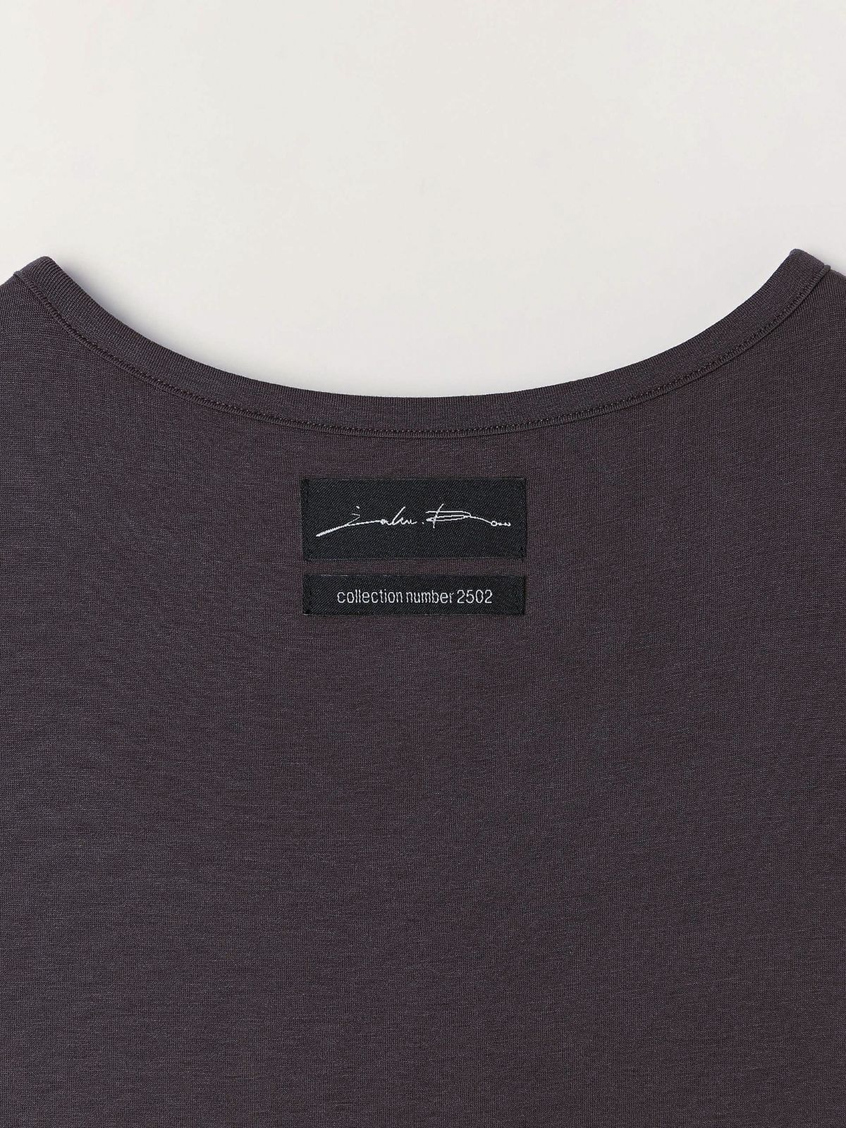 잡화룸(JABHUAROOM) MAXI TAG DRESS, (PURPLE BROWN)