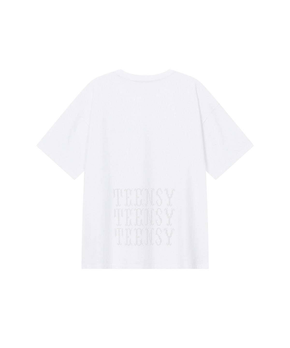 틴시(TEENSY) 듀얼 로고 박스 티 (아이보리)