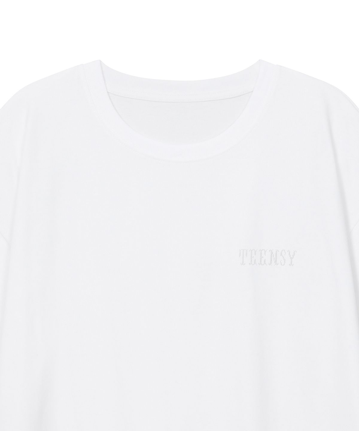 틴시(TEENSY) 듀얼 로고 박스 티 (아이보리)