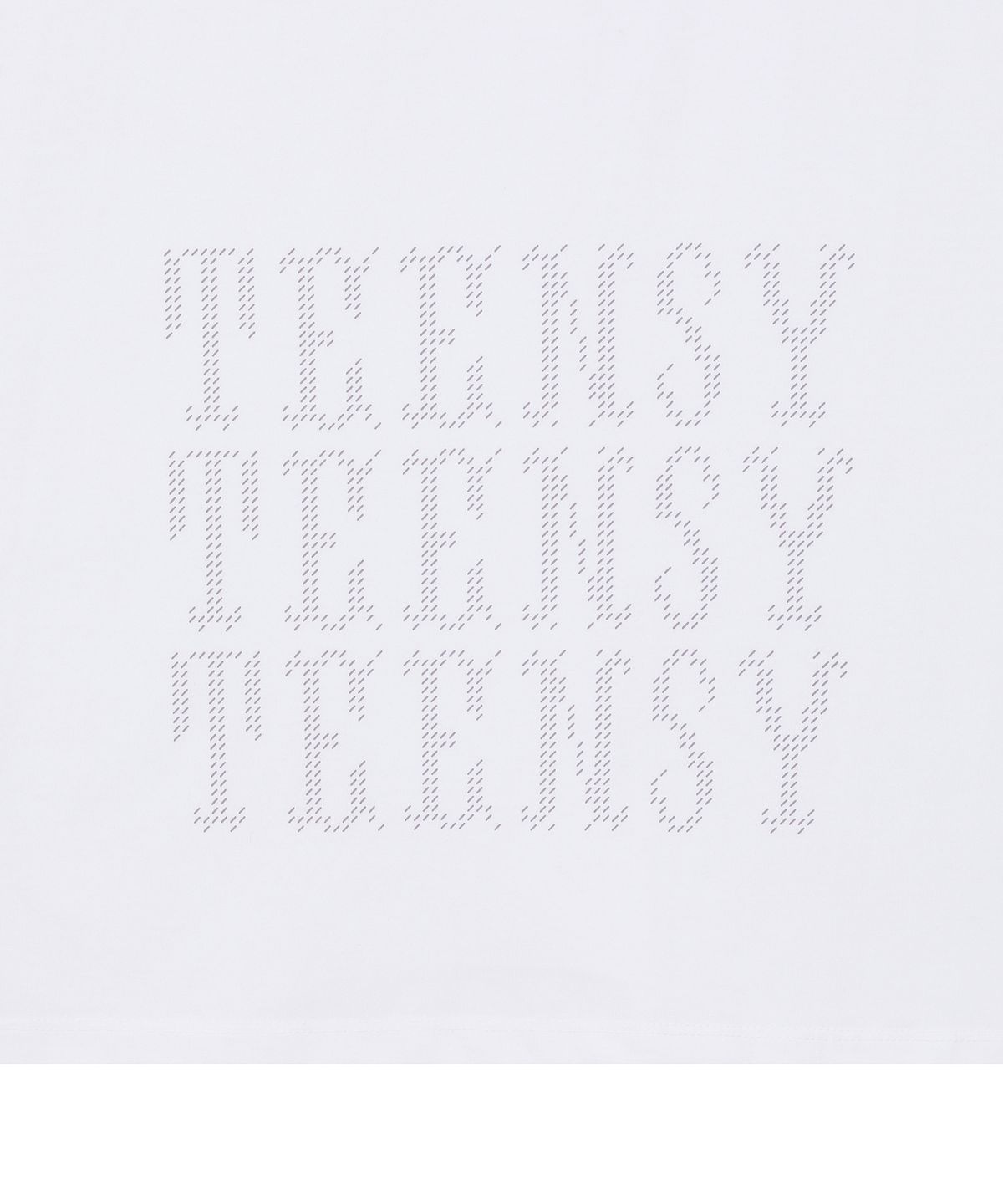 틴시(TEENSY) 듀얼 로고 박스 티 (아이보리)