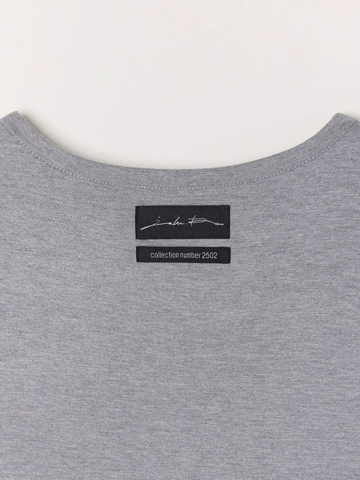 잡화룸(JABHUAROOM) MAXI TAG DRESS, (HEATHER GRAY)