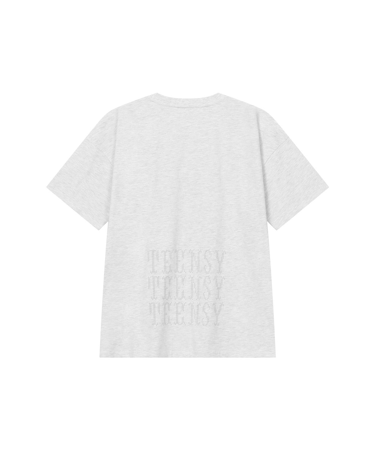 틴시(TEENSY) 듀얼 로고 박스 티 (멜란지)