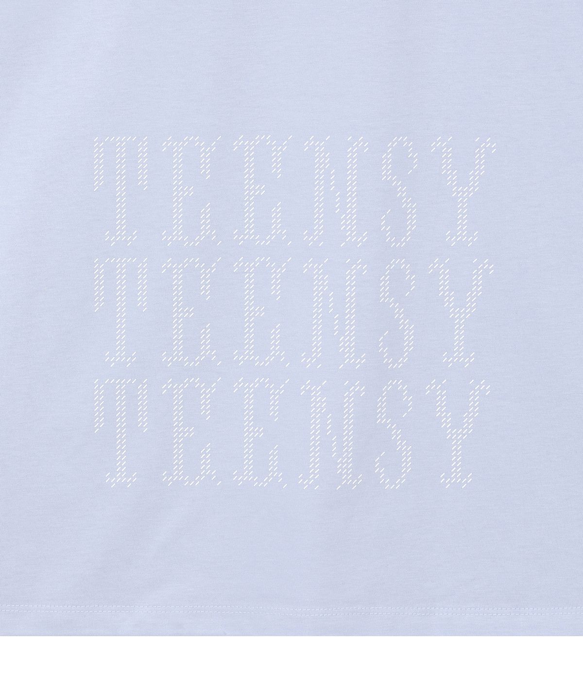 틴시(TEENSY) 듀얼 로고 박스 티 (스카이)