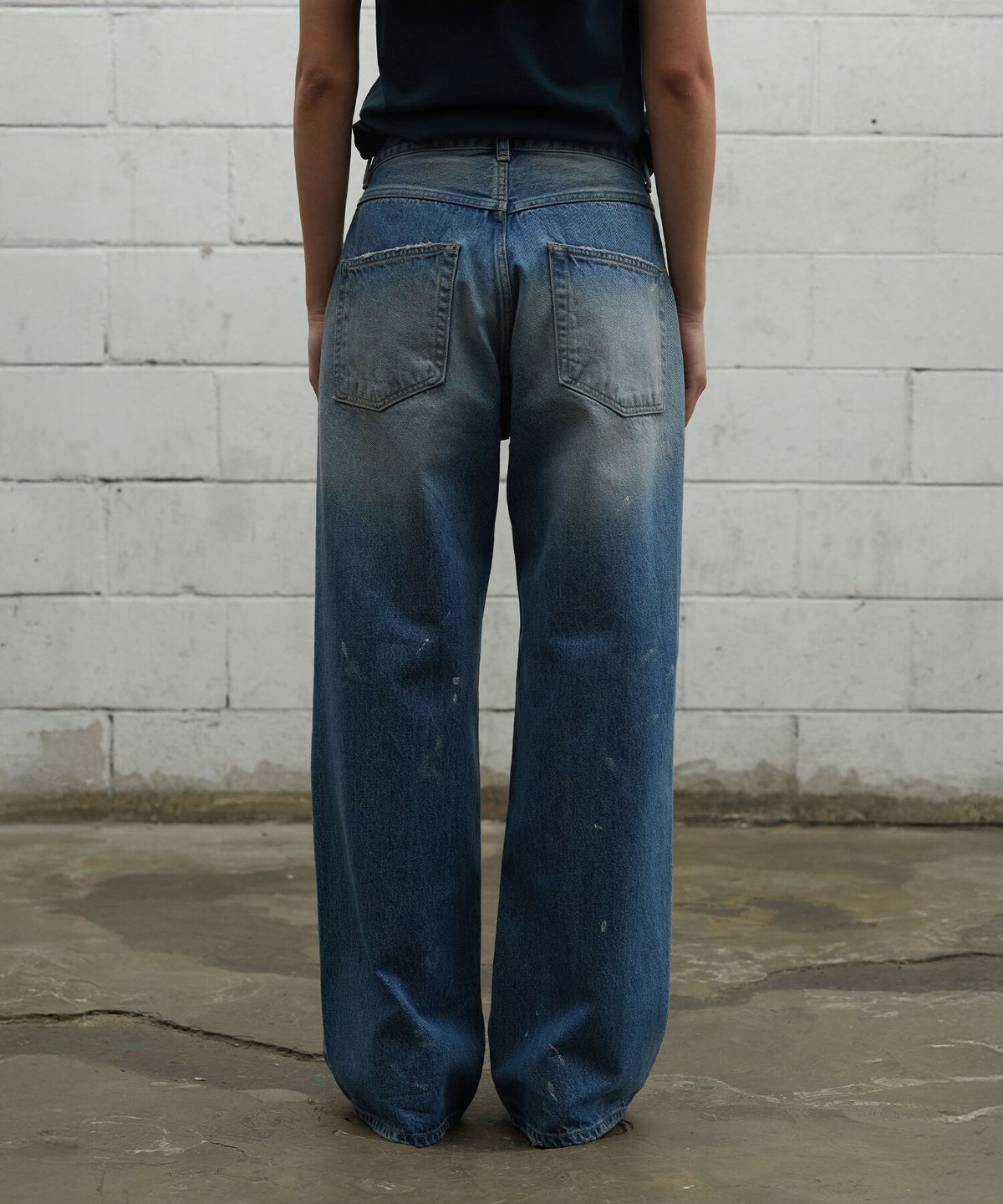 크래키(KRAKKI) [Women] Loose Fit Denim_Indigo [KR265PWN451]
