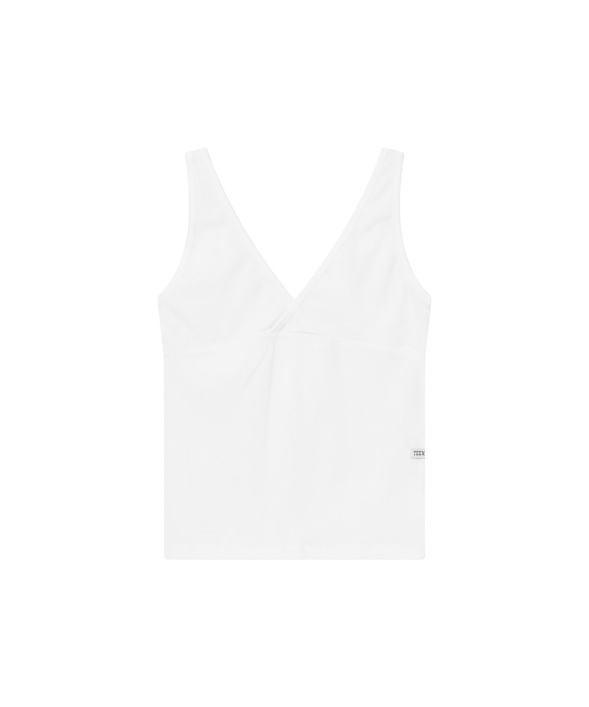 틴시(TEENSY) 스킨 브이넥 슬리브리스 (아이보리)