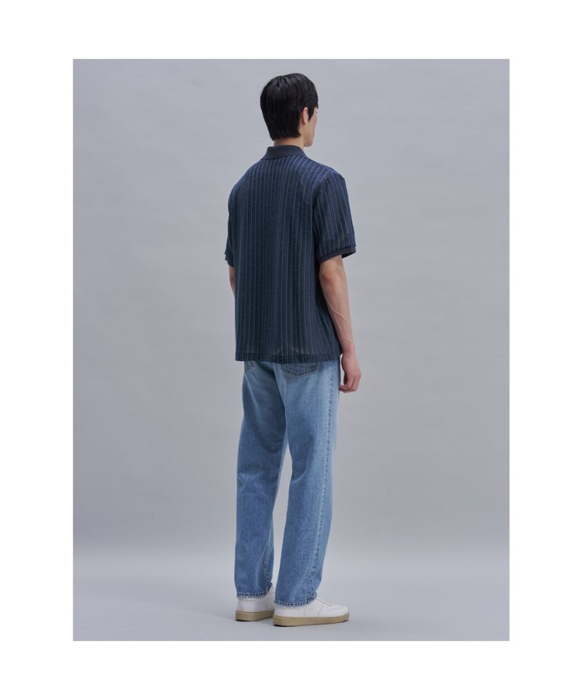 시프트지(SHIFT.G) Cotton Jersey Cardigan  Blue