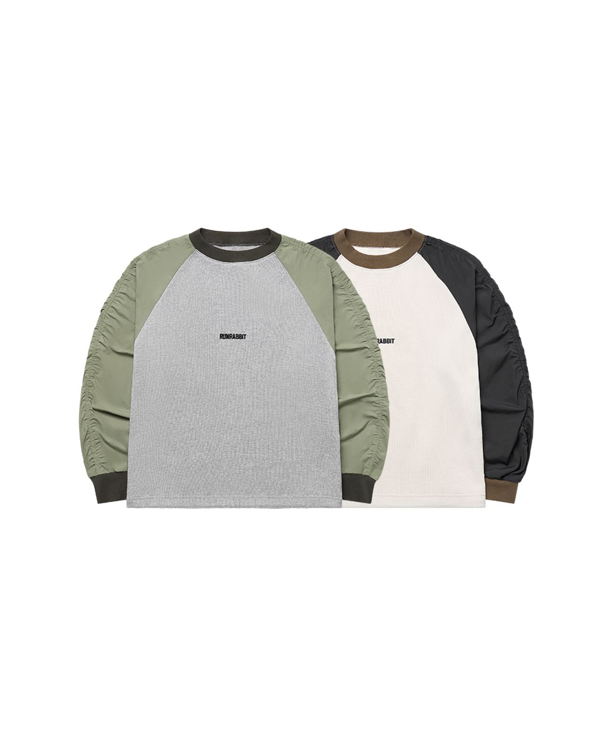 런레빗(RUNRABBIT) Cloudy Waffle Mix Tshirt