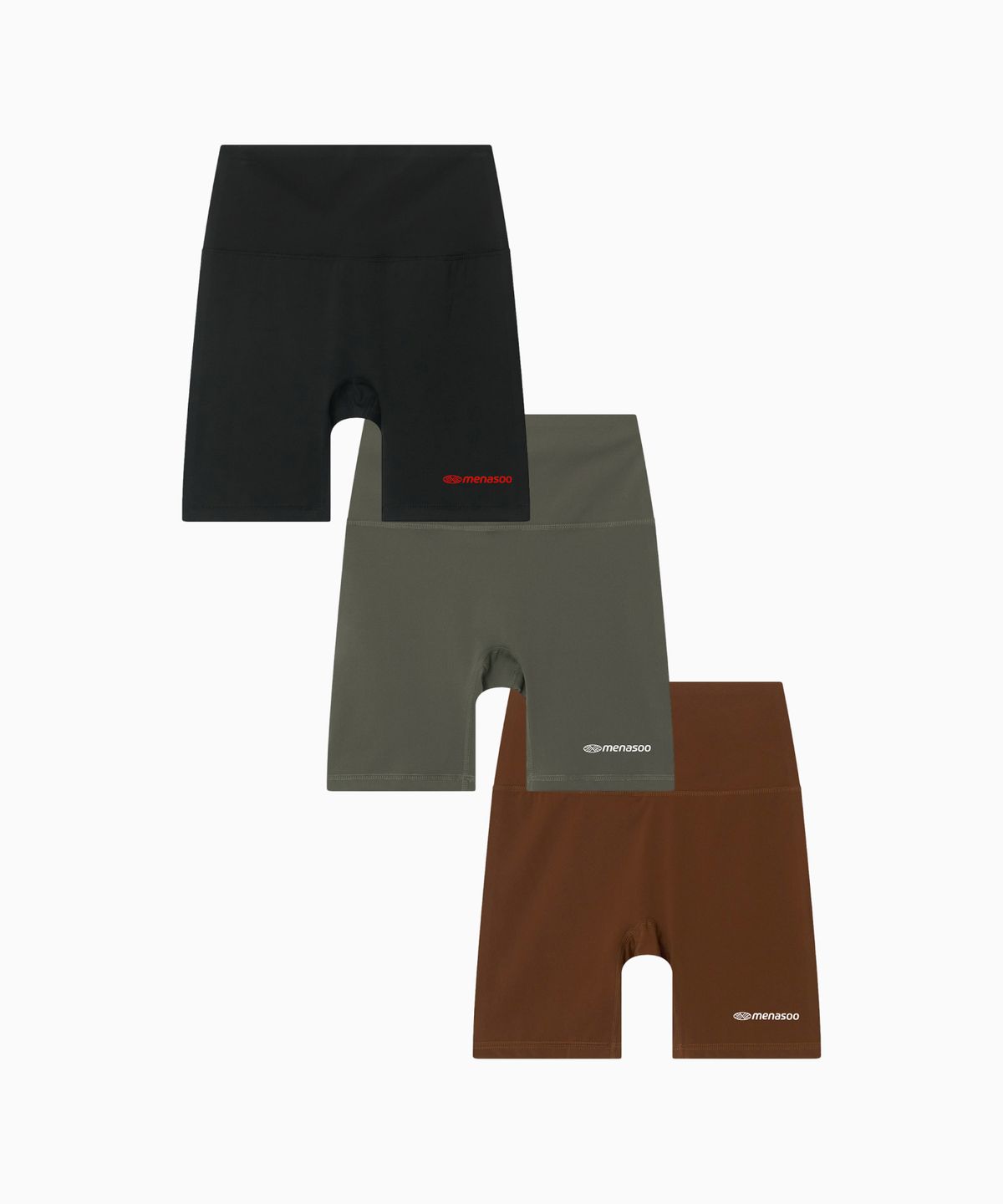 미나수(MENASOO) High Waisted Biker Leggings