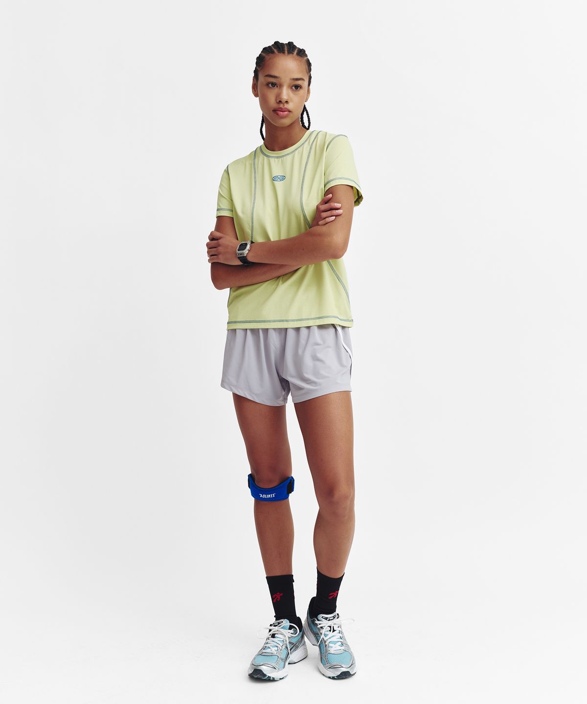미나수(MENASOO) Mesh Runner Soft Shorts
