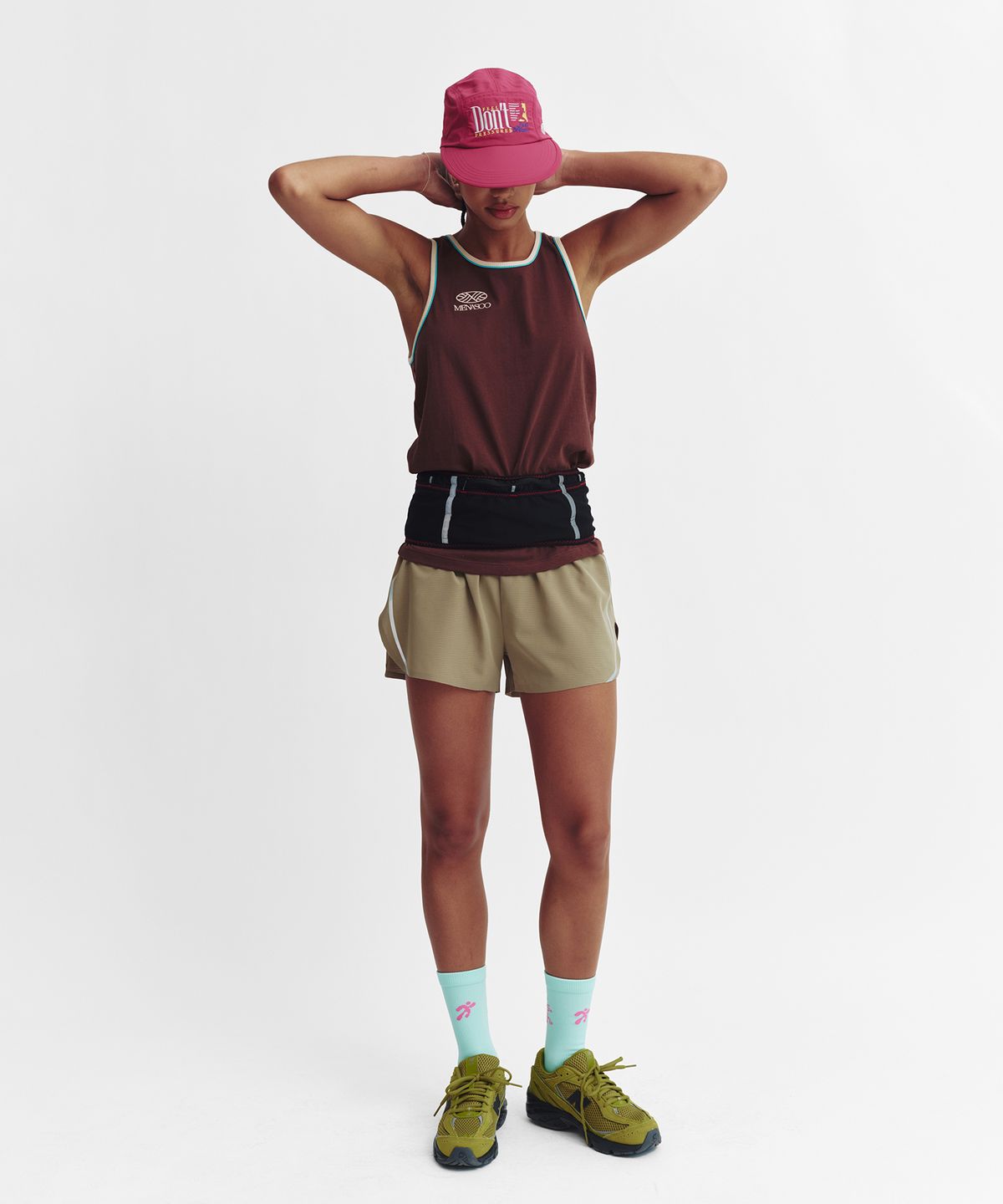 미나수(MENASOO) Signature Double Binding Sleeveless Top