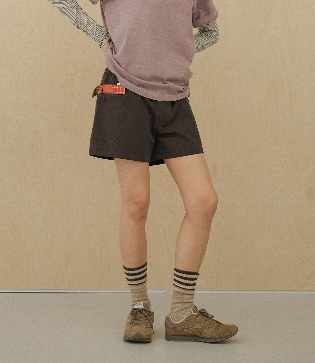에메모가든(MMOGARDEN) (w) flap pocket shorts (3colors)